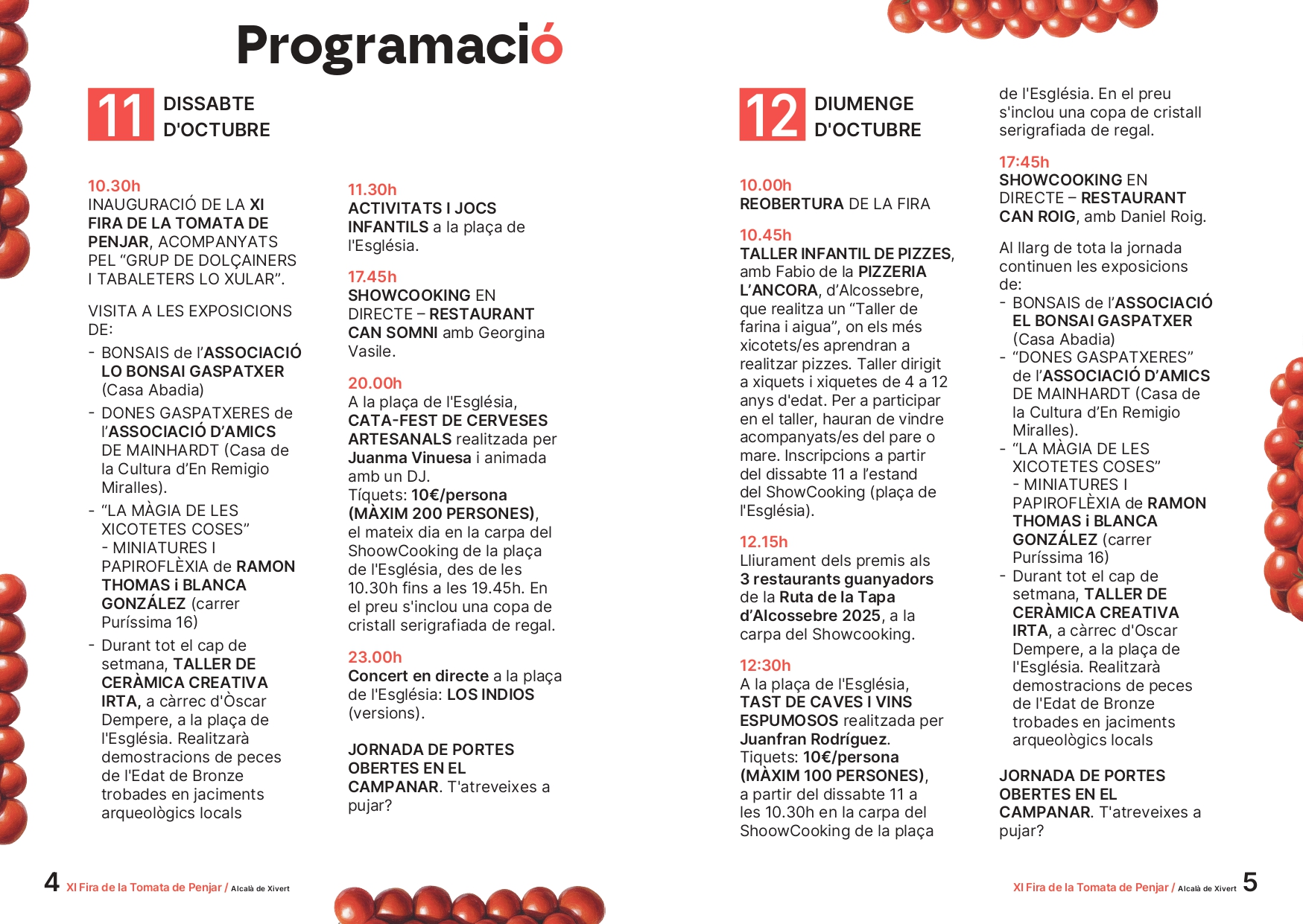 Fira de la Tomata de Penjar Alcalà de Xivert