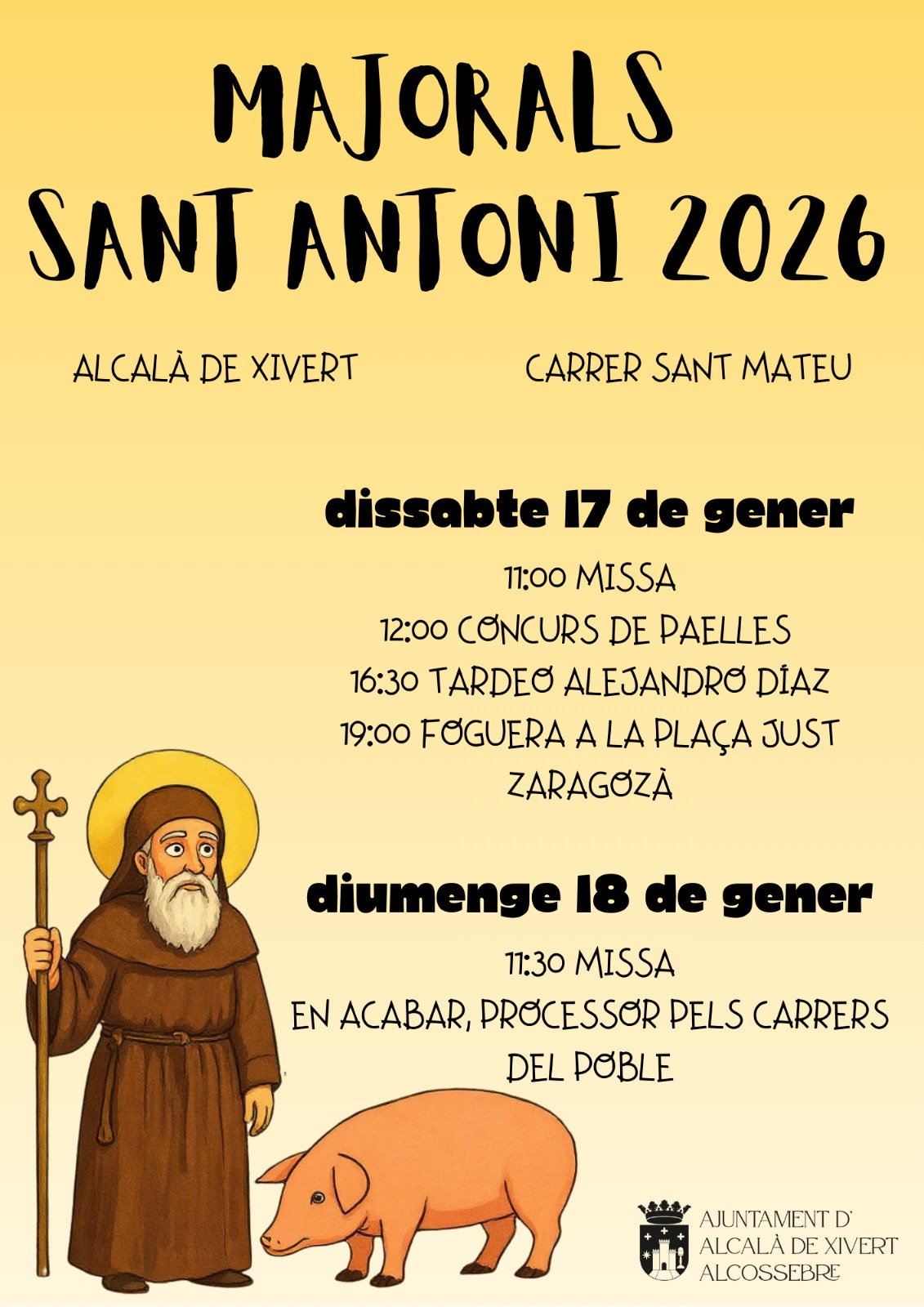 Fiesta Sant Antoni en Alcalà de Xivert