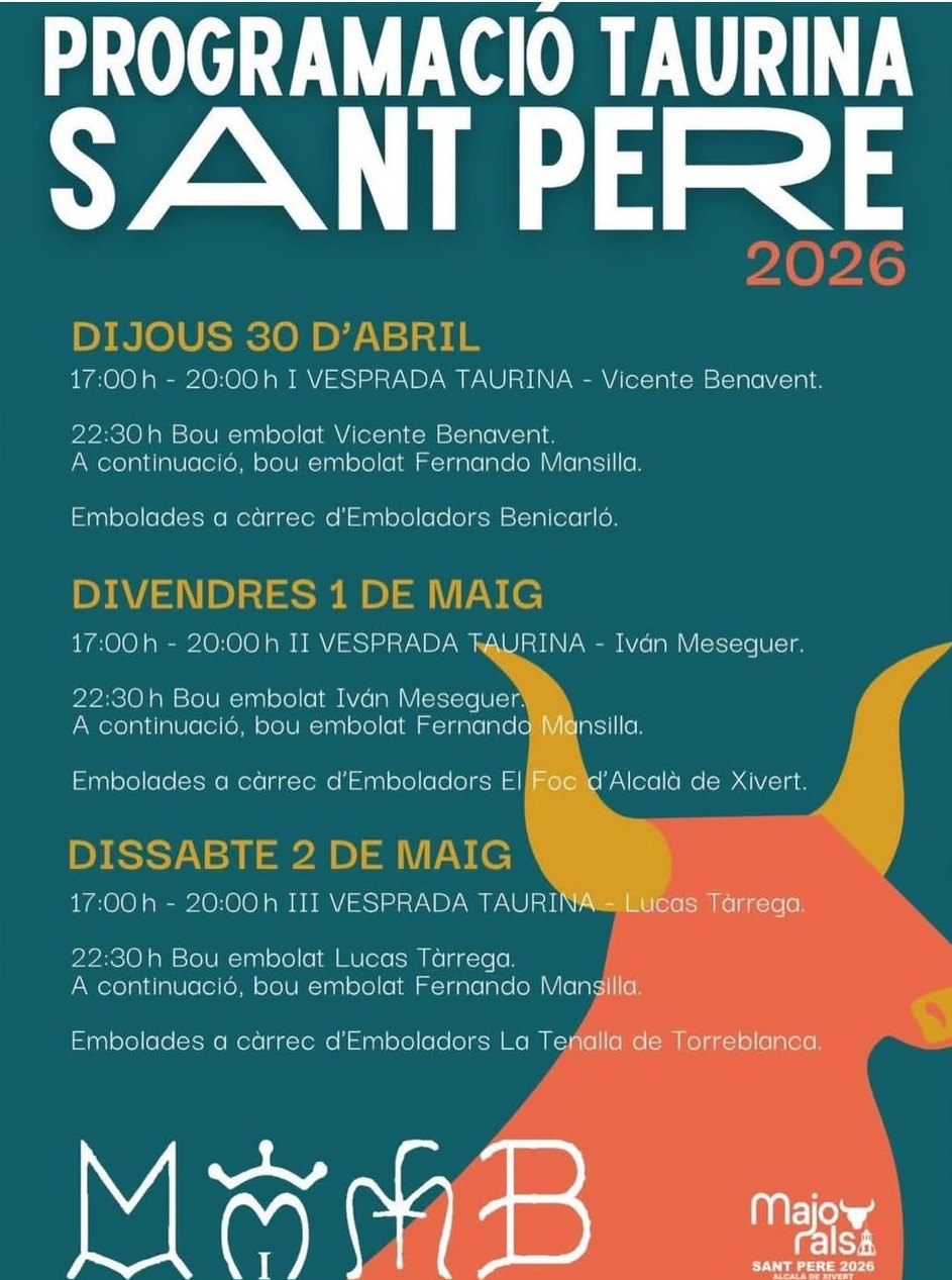 Fiestas San Pedro de Verona (Festes dels Fadrins) Alcalà de Xivert
