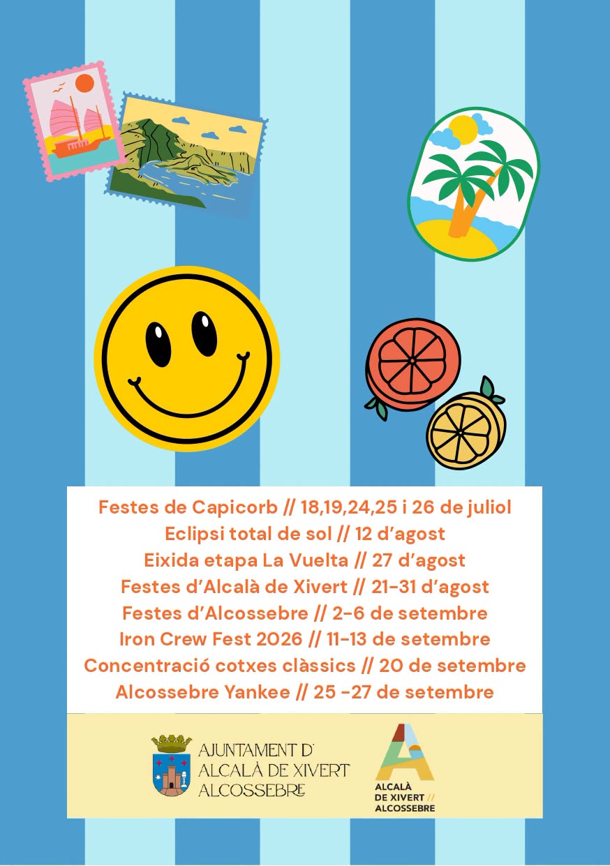 Agenda Cultural Verano Alcalà de Xivert - Alcossebre