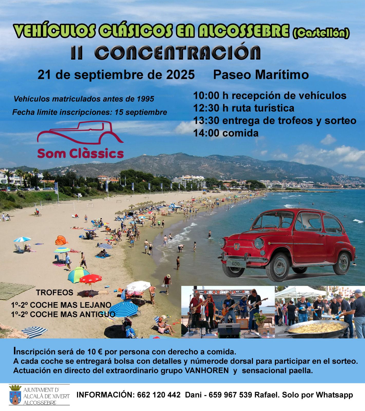 CONCENTRACIÓN DE VEHÍCULOS CLÁSICOS ALCOSSEBRE