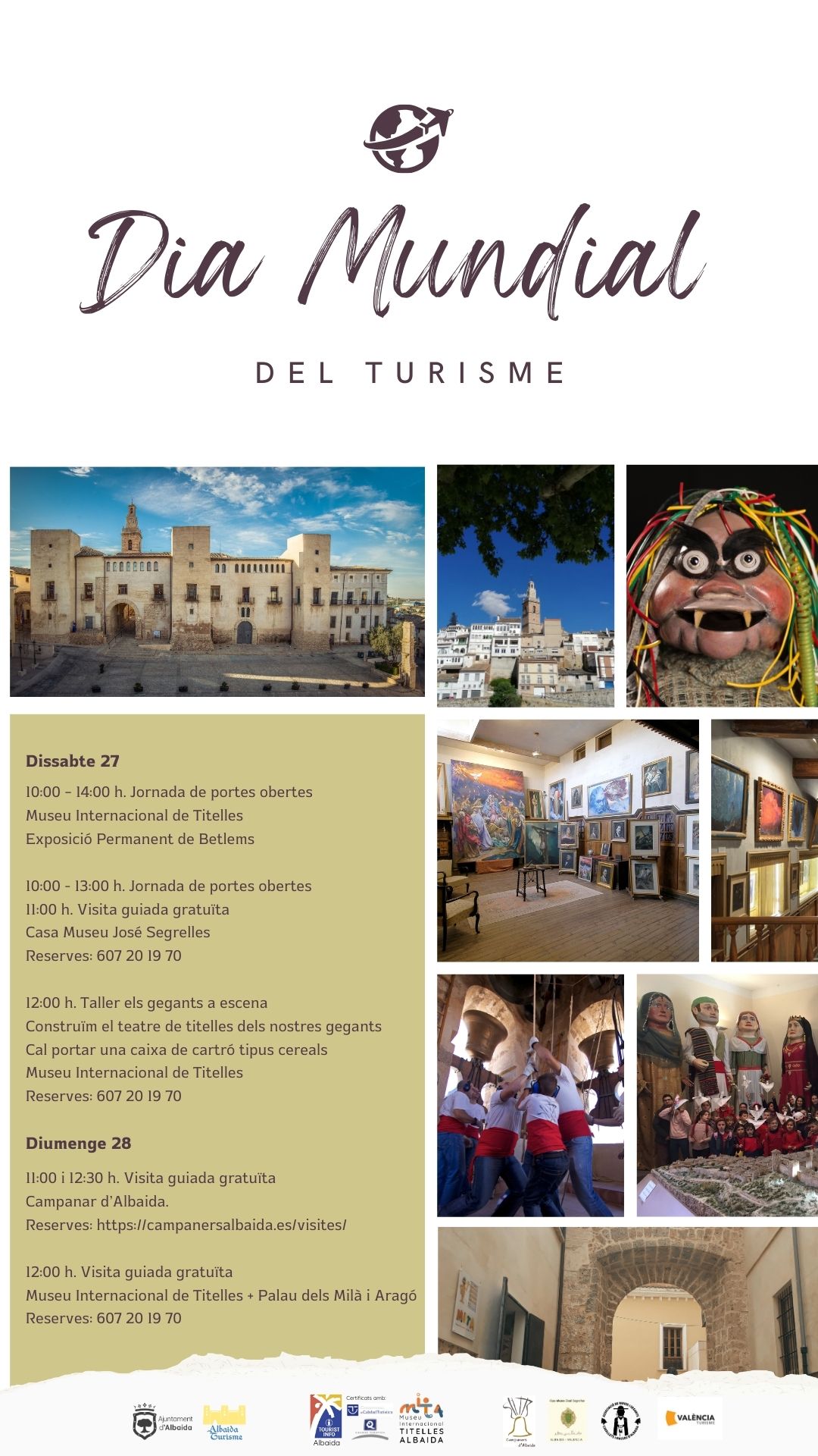 Dia Mundial del Turismo Albaida 2025 - DMT 2025