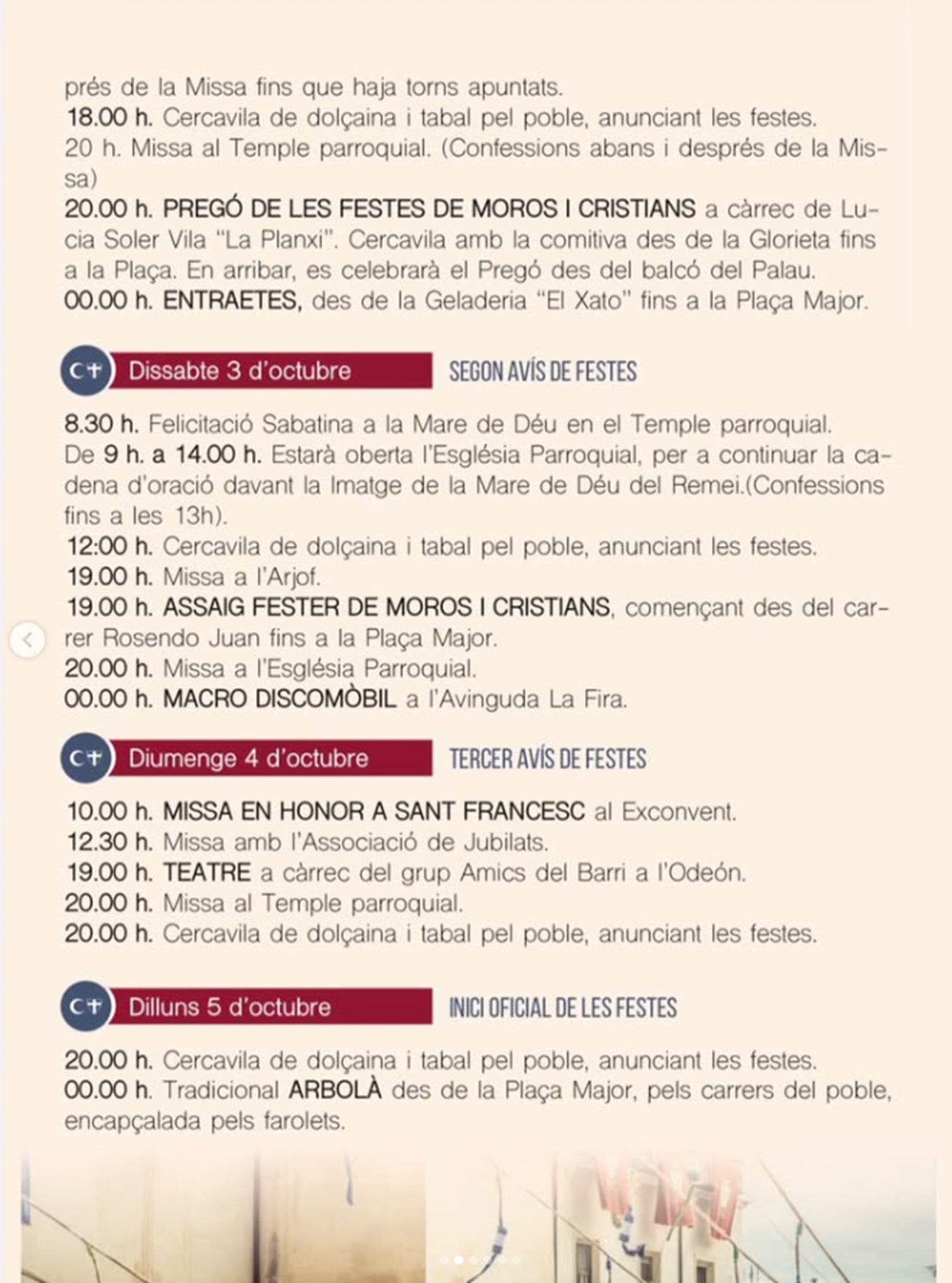 Festes Patronals i de Moros i Cristians d´Albaida 2026