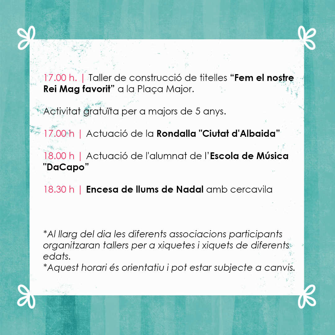 Mercado de Navidad en Albaida