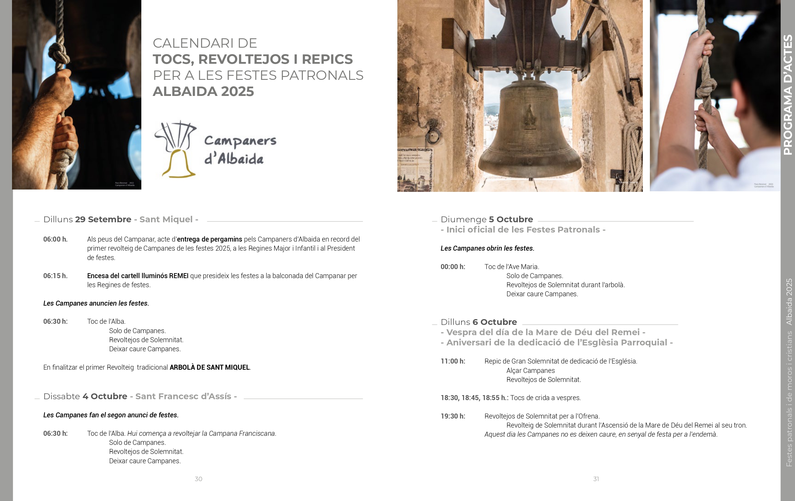 Fiestas Patronales y de Moros y Cristianos de Albaida 2025