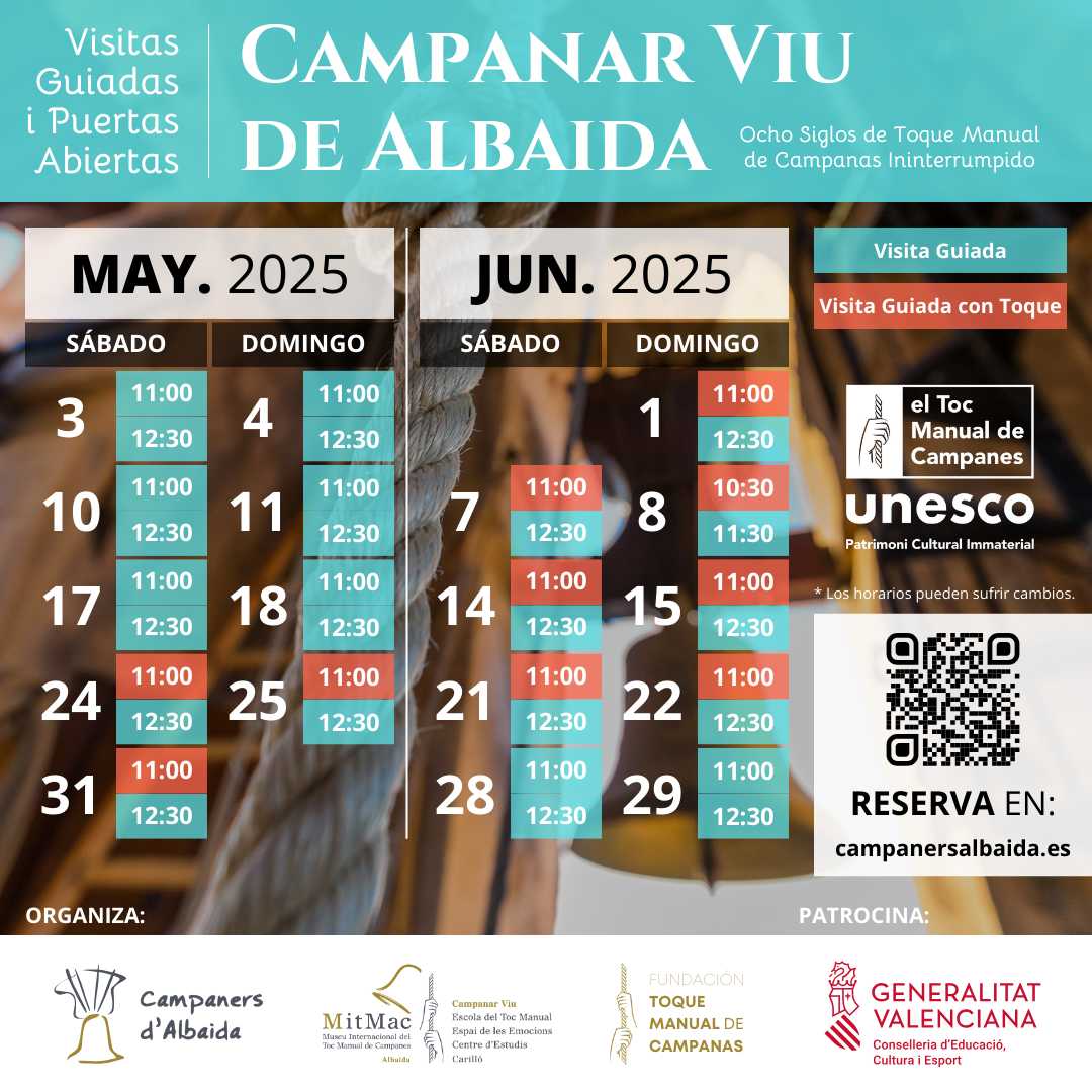 Programación cultural Albaida mayo 2024