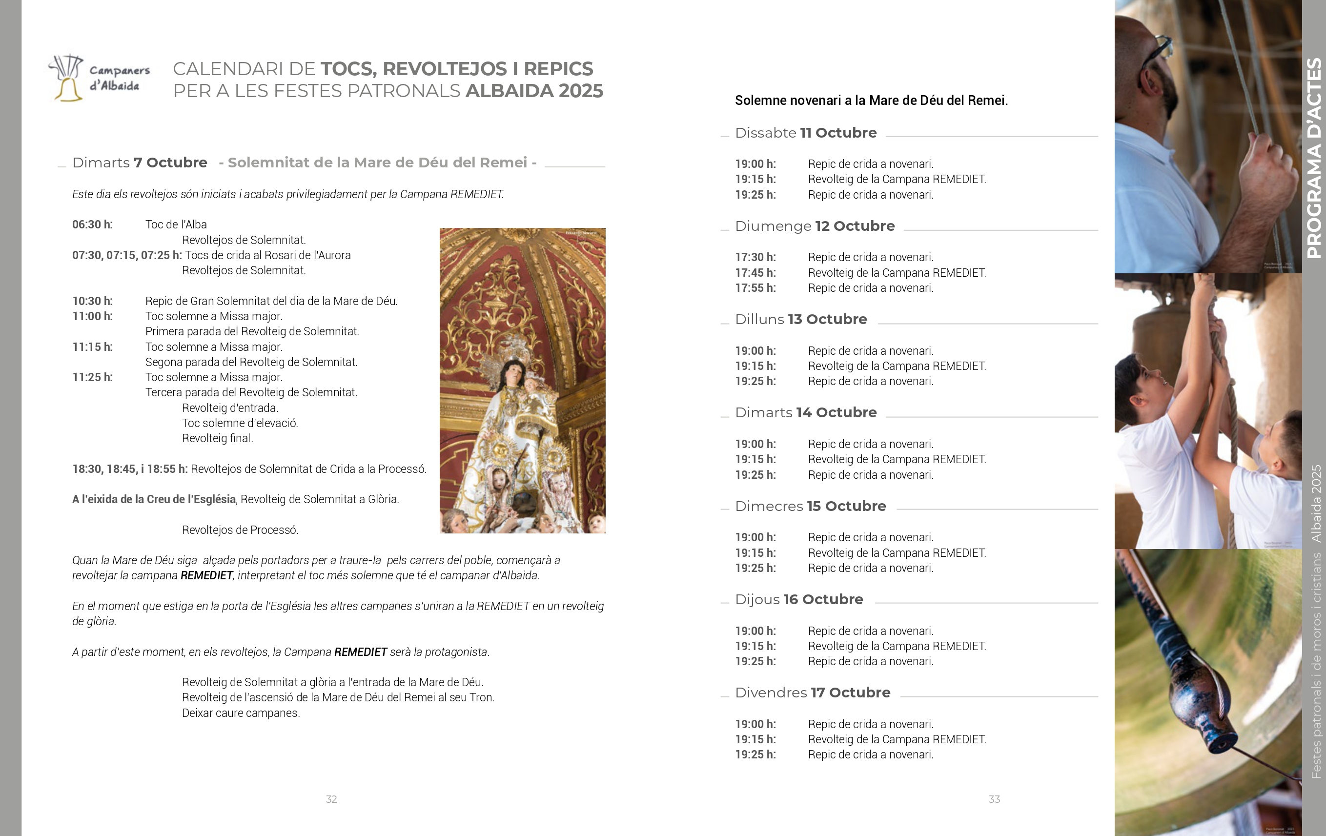 Fiestas Patronales y de Moros y Cristianos de Albaida 2025
