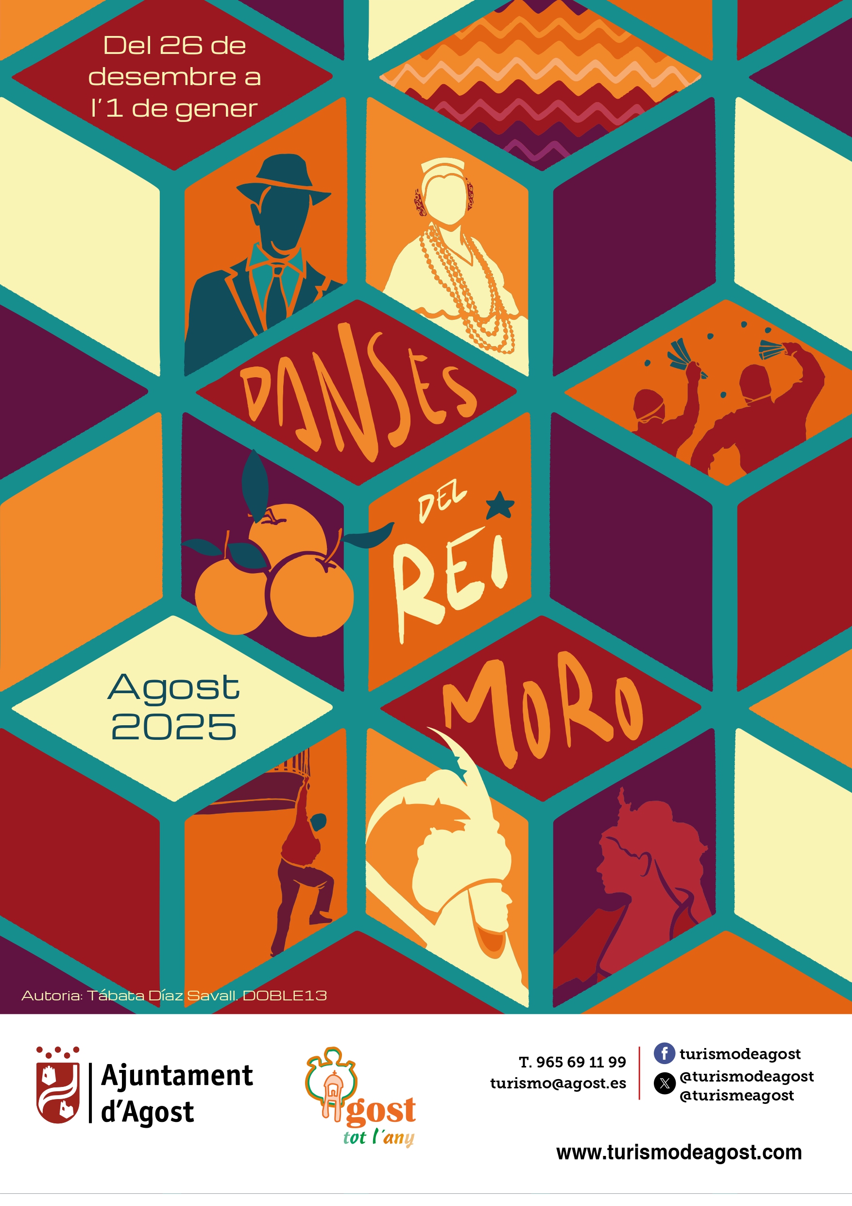 Cartel fiestas danses rei moro