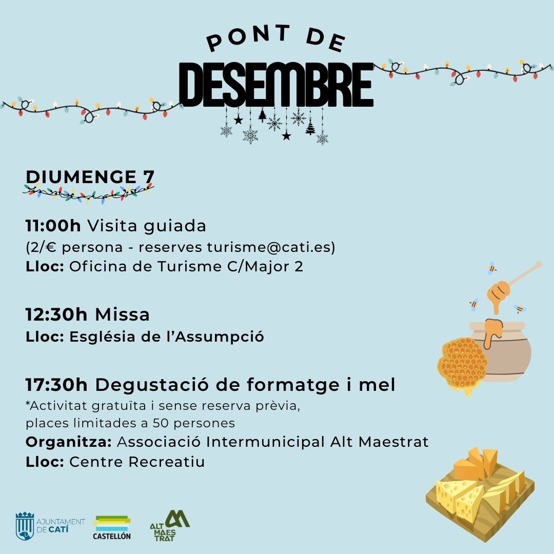 PONT DE DESEMBRE A CATÍ