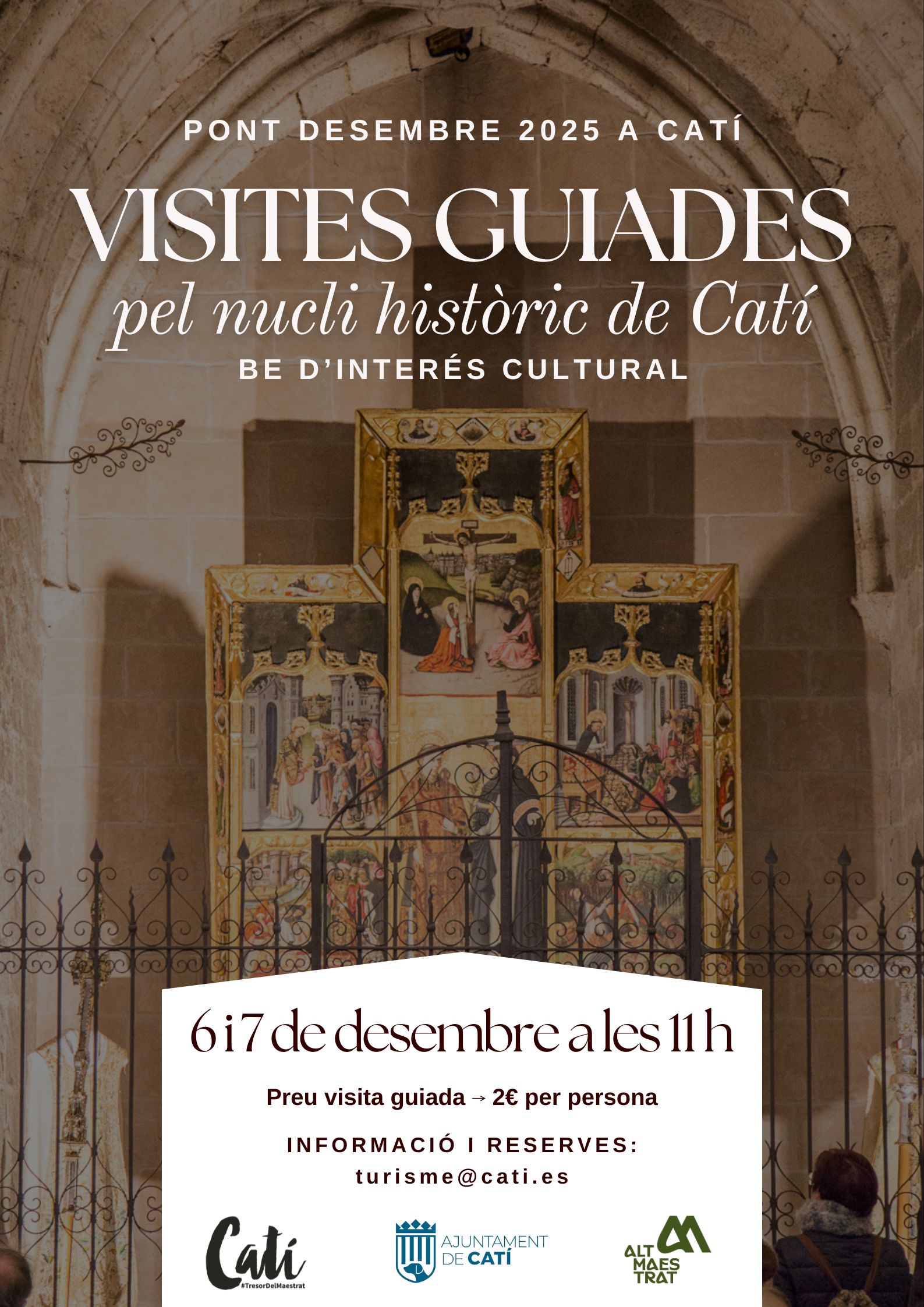 VISITES GUIADES PONT DESEMBRE A CATÍ