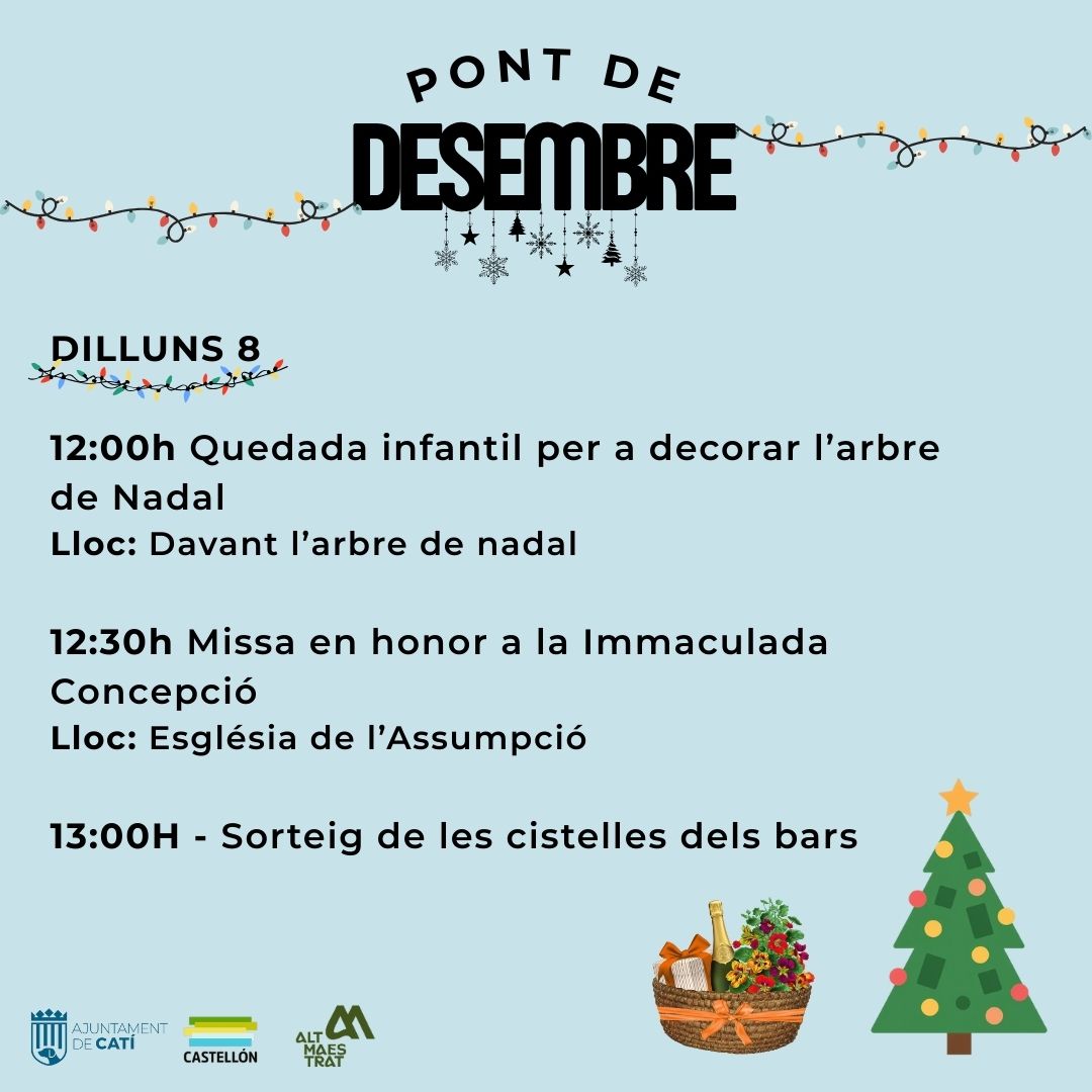 PUENTE DE DICIEMBRE EN CATÍ