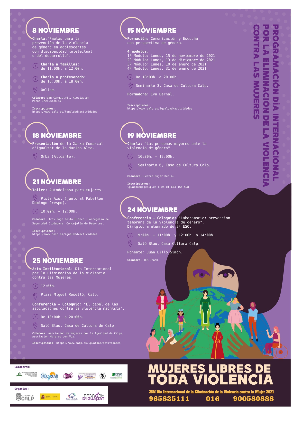 Día Internacional por la Eliminación de la Violencia Contra las Mujeres