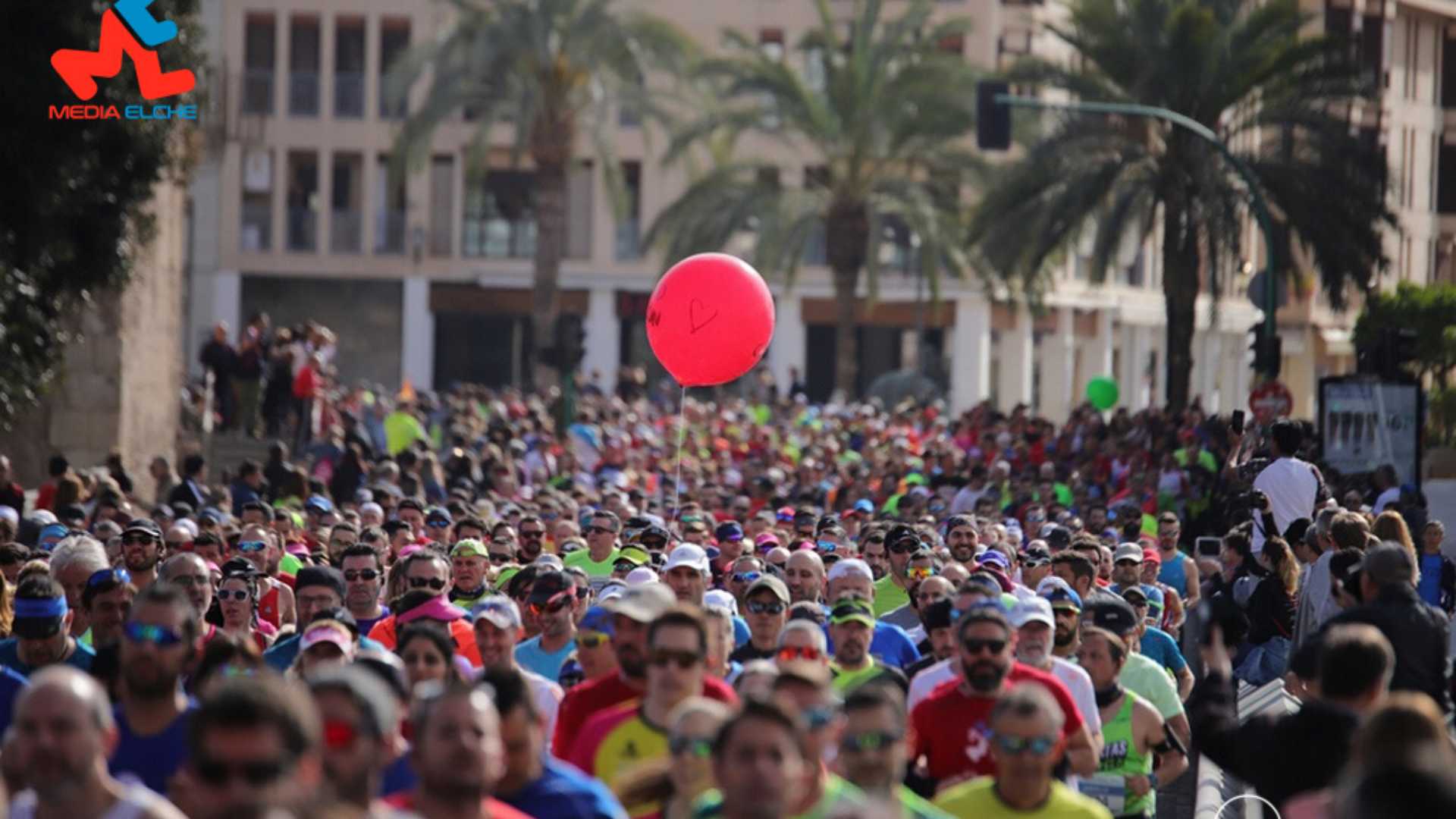 49ª edicición de la Media Maratón Internacional de Elche, la más antigua del mundo.