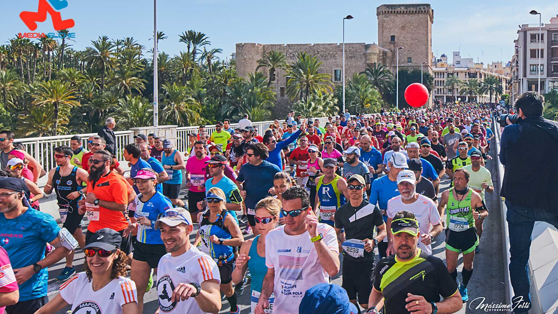 49ª edicición de la Media Maratón Internacional de Elche, la más antigua del mundo.