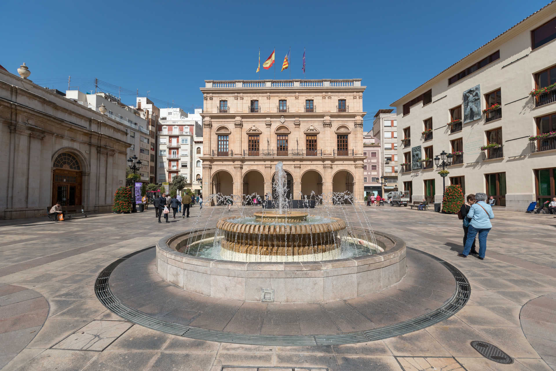 Das Rathaus von Castelló de la Plana