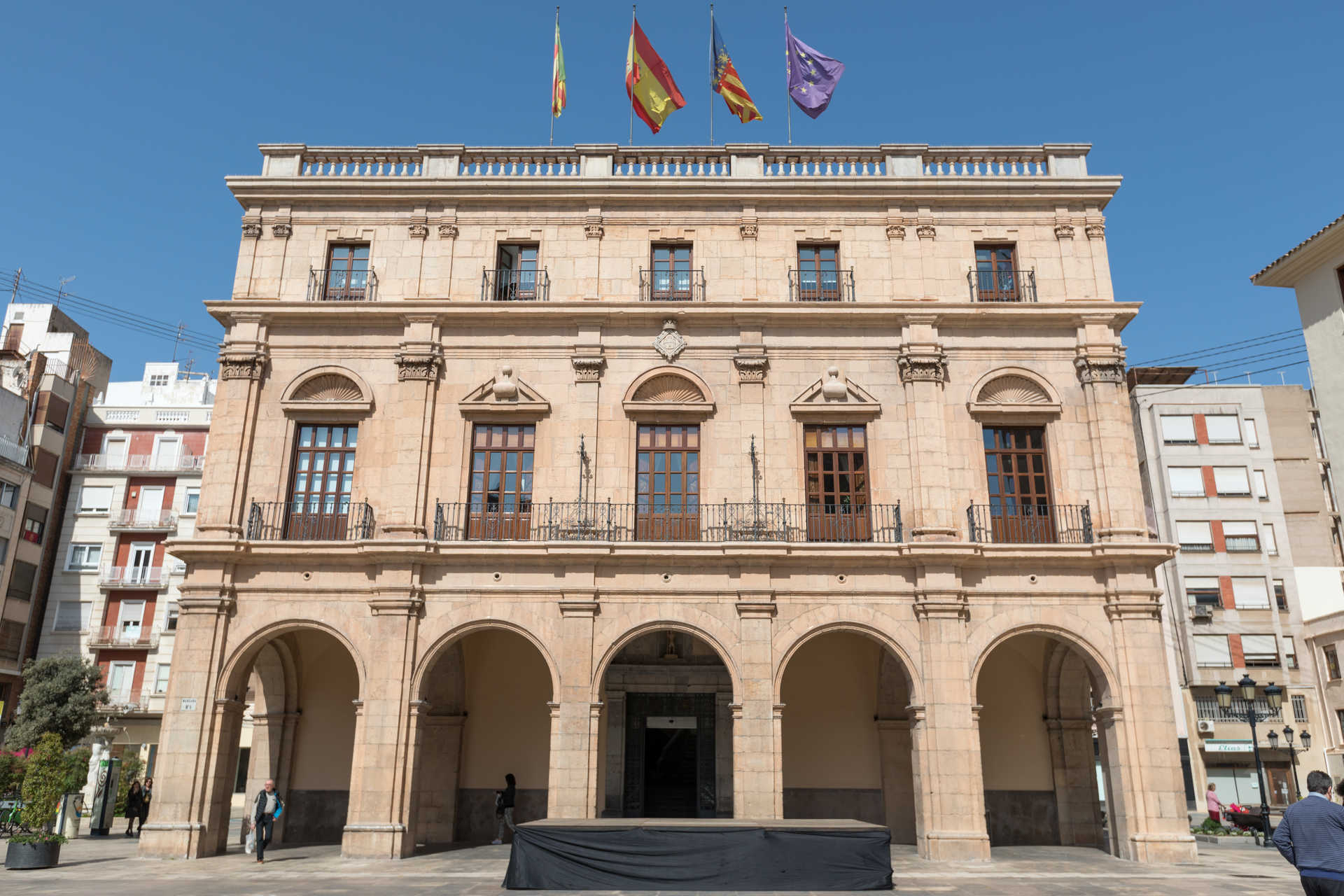 Das Rathaus von Castelló de la Plana