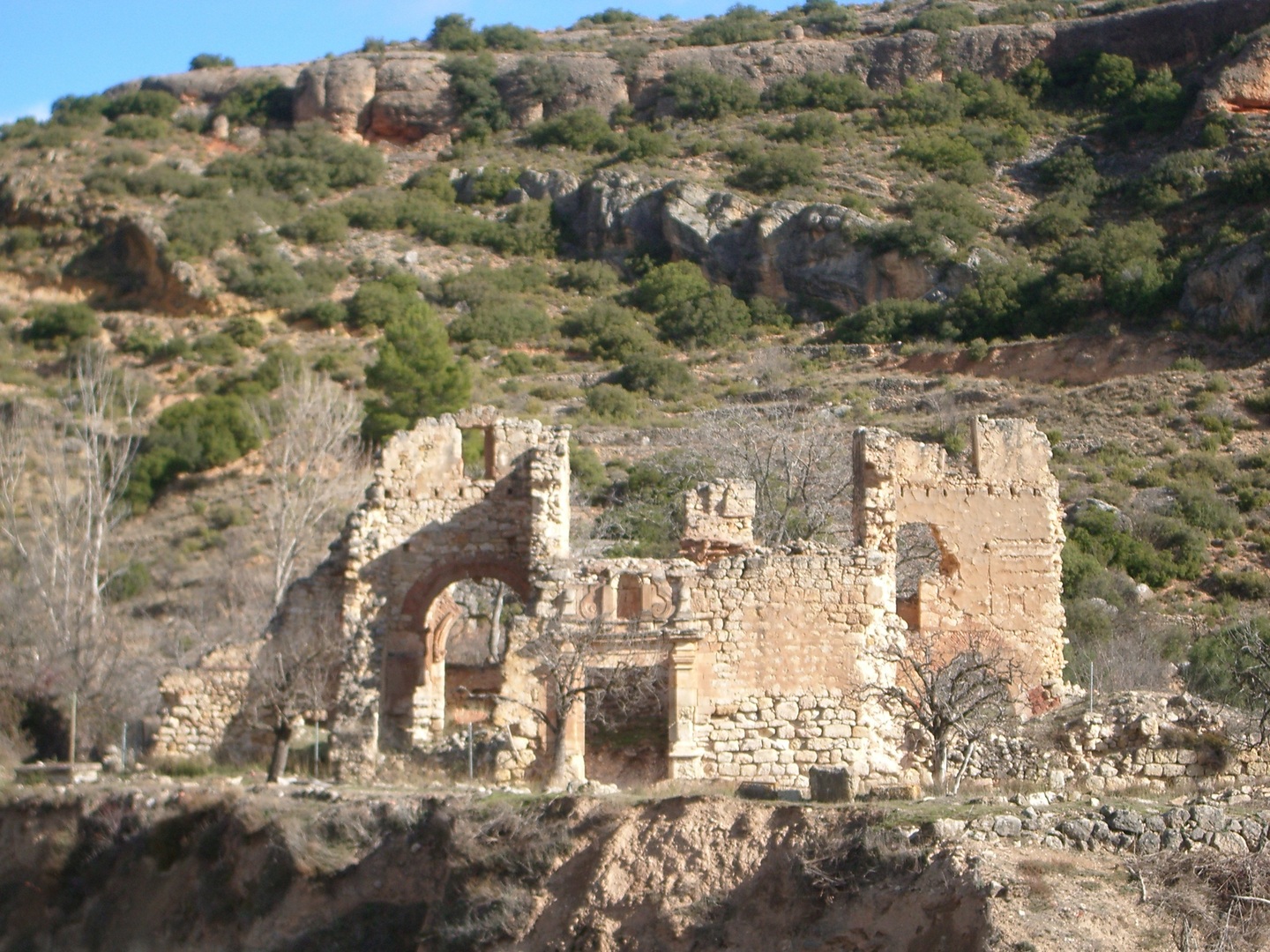 The ruins of San Guillermo convent