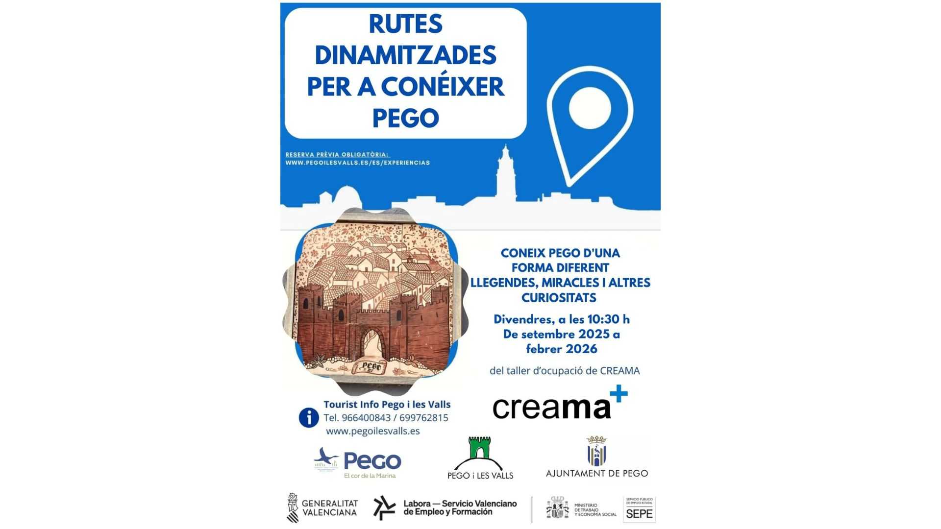 Ruta dinamizada: Conoce Pego de una manera diferente