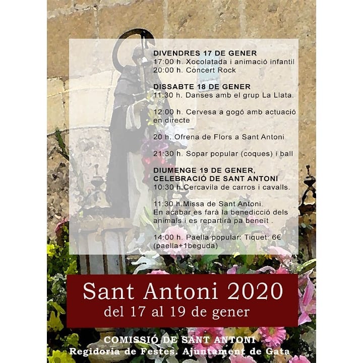 Fiestas de Sant Antoni en Gata de Gorgos