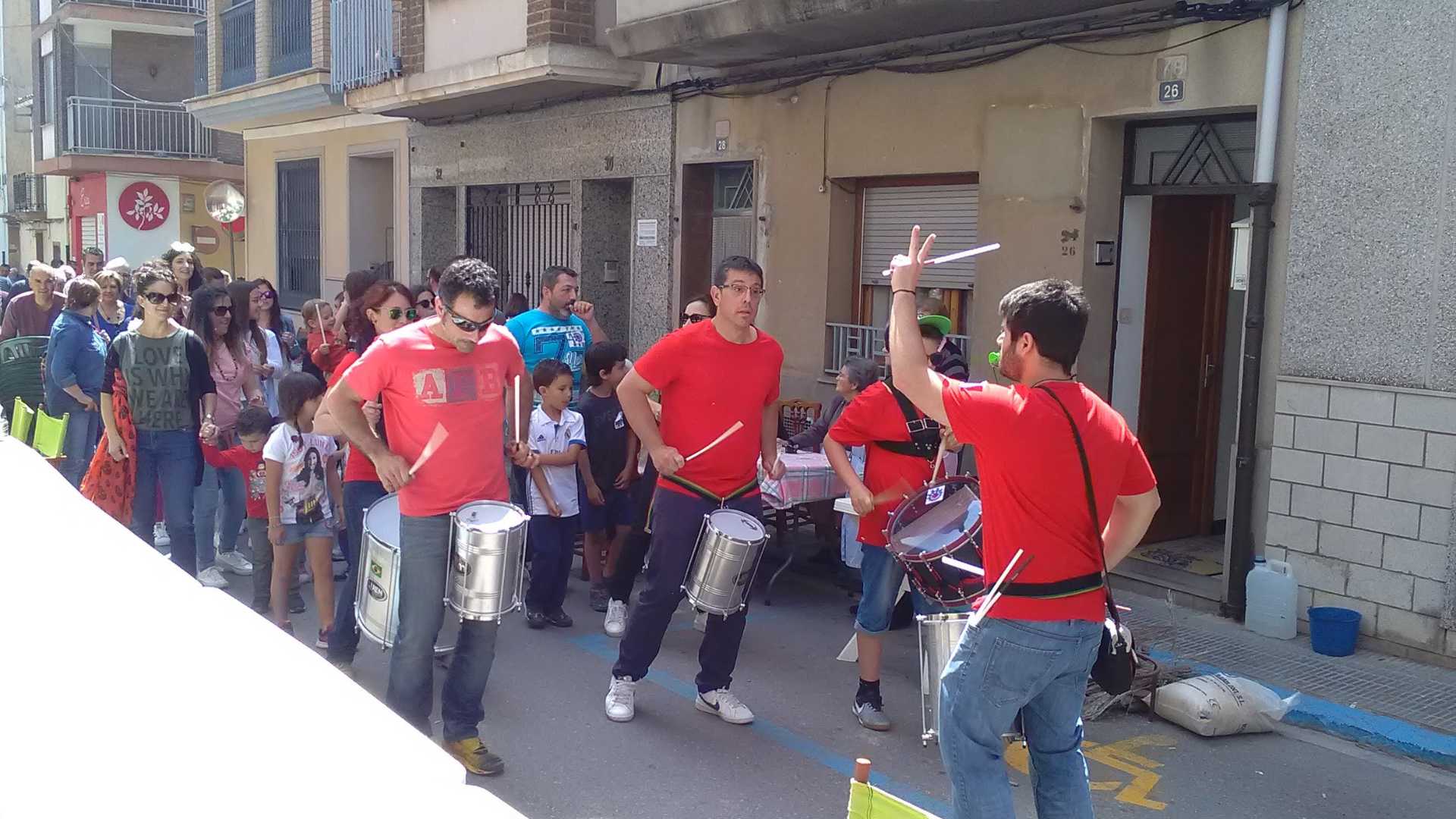 Charanga animando las fiestas