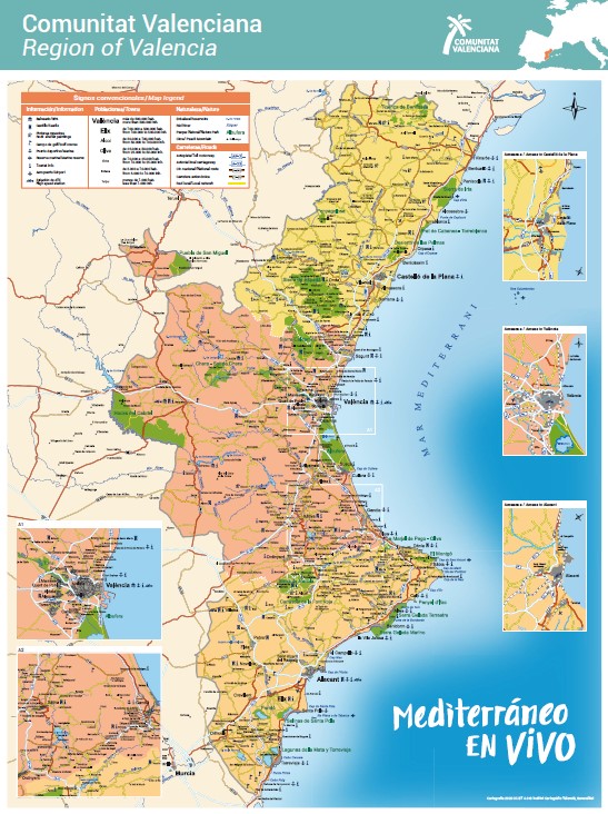 Mapa Comunitat Valenciana Comunitat Valenciana