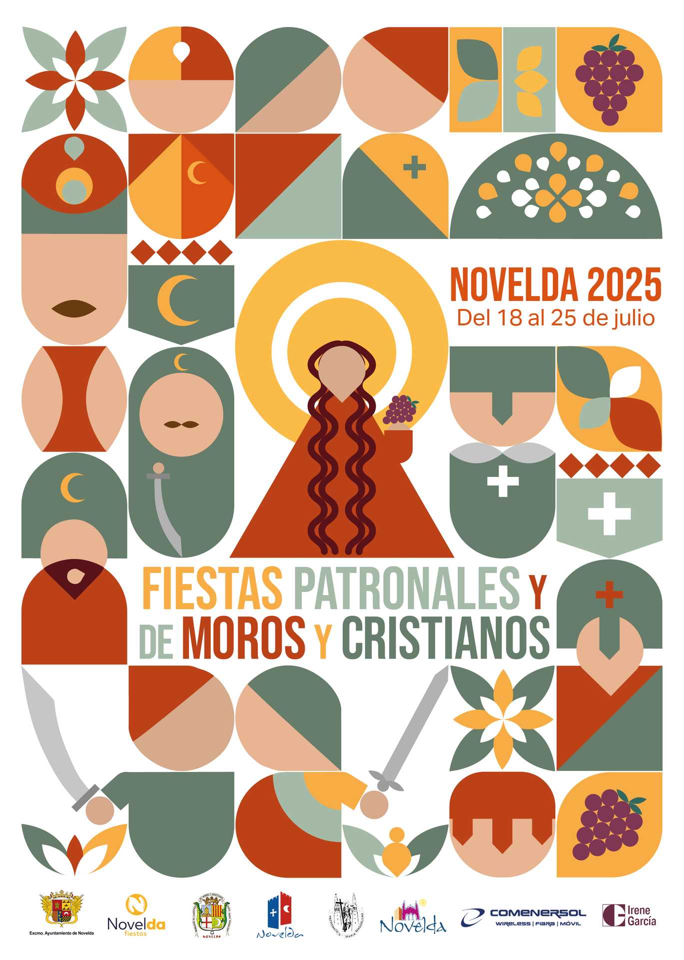 Programa de Fiestas Patronales y de Moros y Cristianos de Novelda 2025