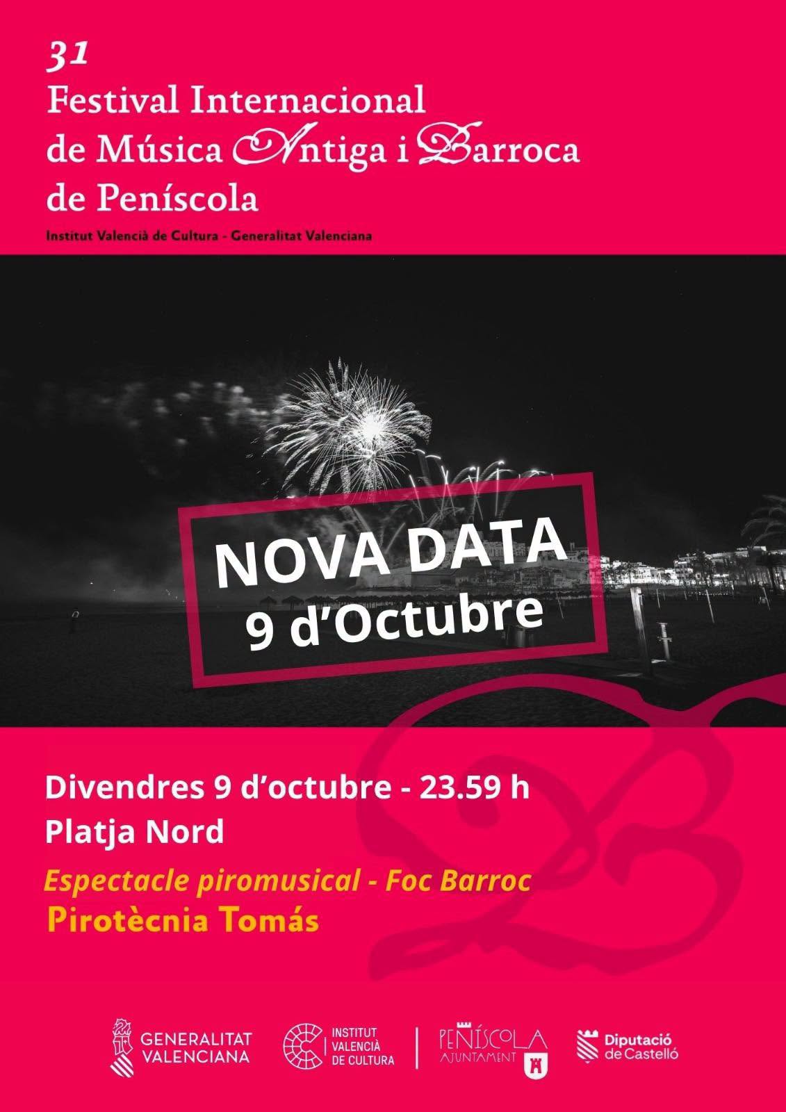 GRAN ESPECTÁCULO PIROMUSICAL (FESTIVAL DE MÚSICA ANTIGUA Y BARROCA)