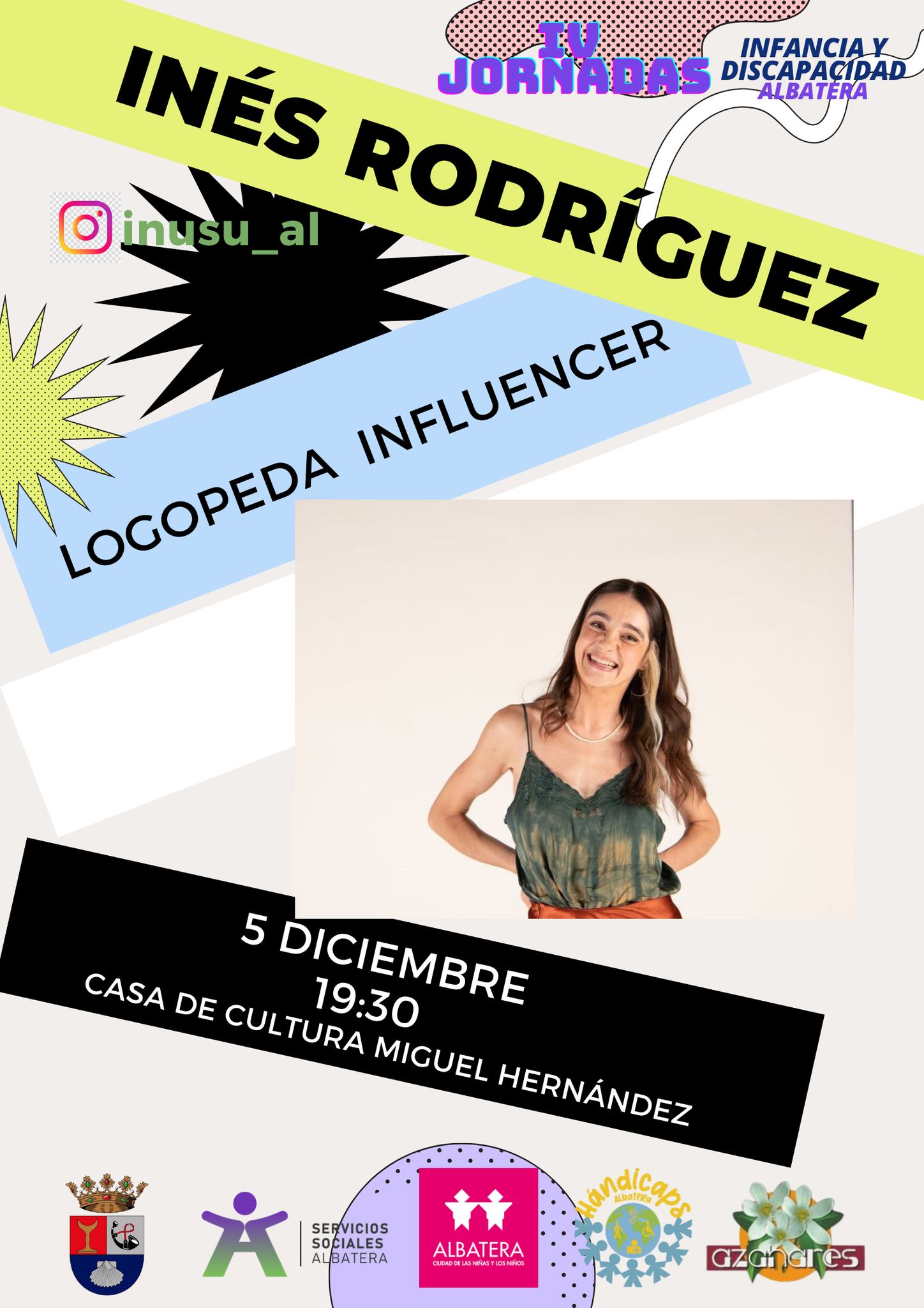 LA INFLUENCER Y LOGOPEDA INÉS RODRÍGUEZ VISITA ALBATERA