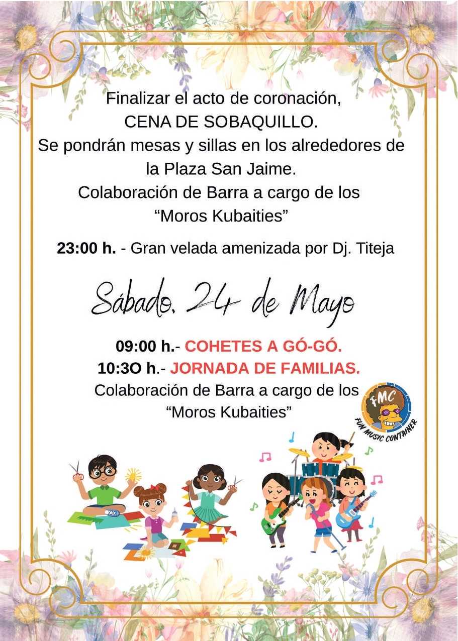 PROGRAMA FIESTAS SAN JAIME 2025