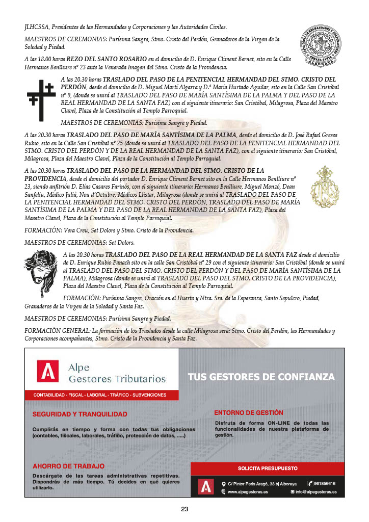 Semana Santa de Alboraya 2026