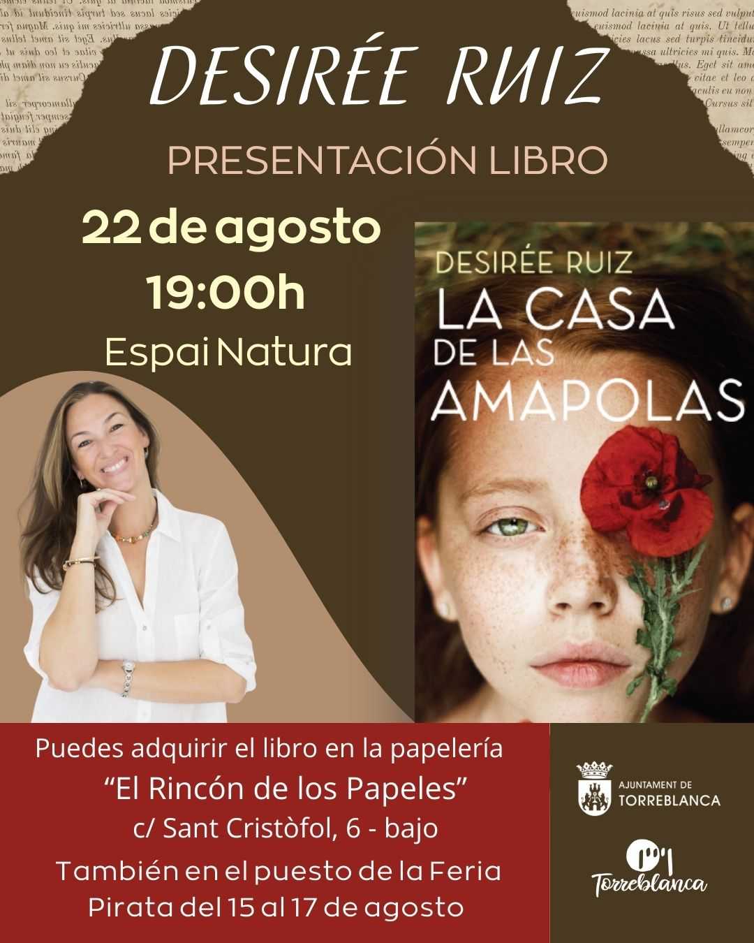 PRESENTACIÓN DEL LIBRO “LA CASA DE LAS AMAPOLAS”