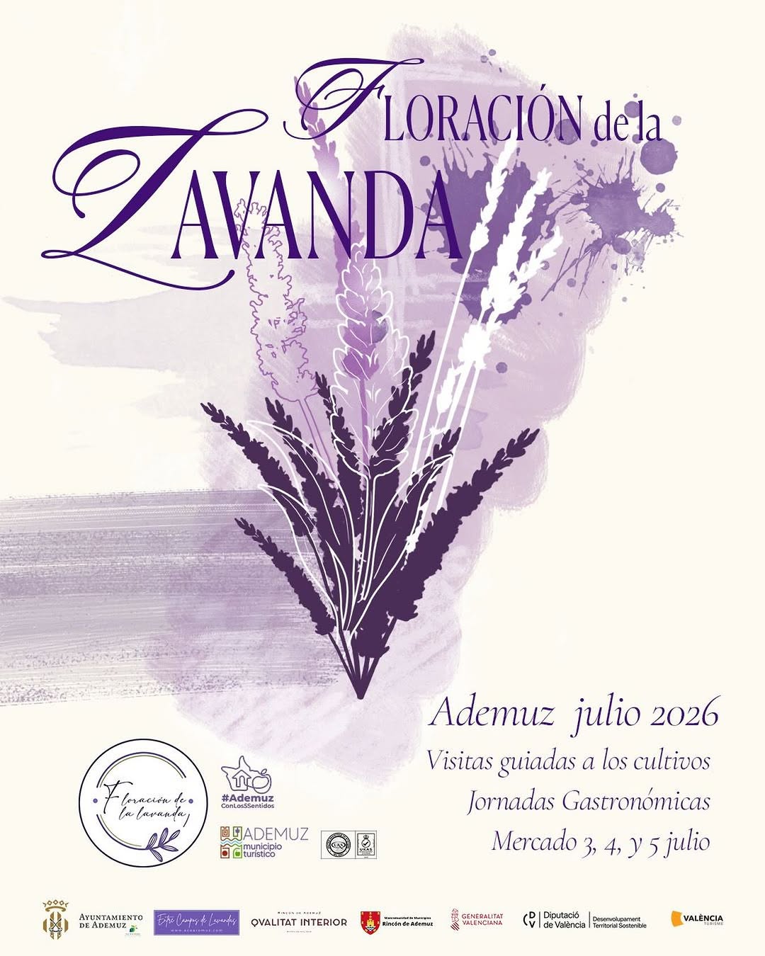 Floración de la lavanda