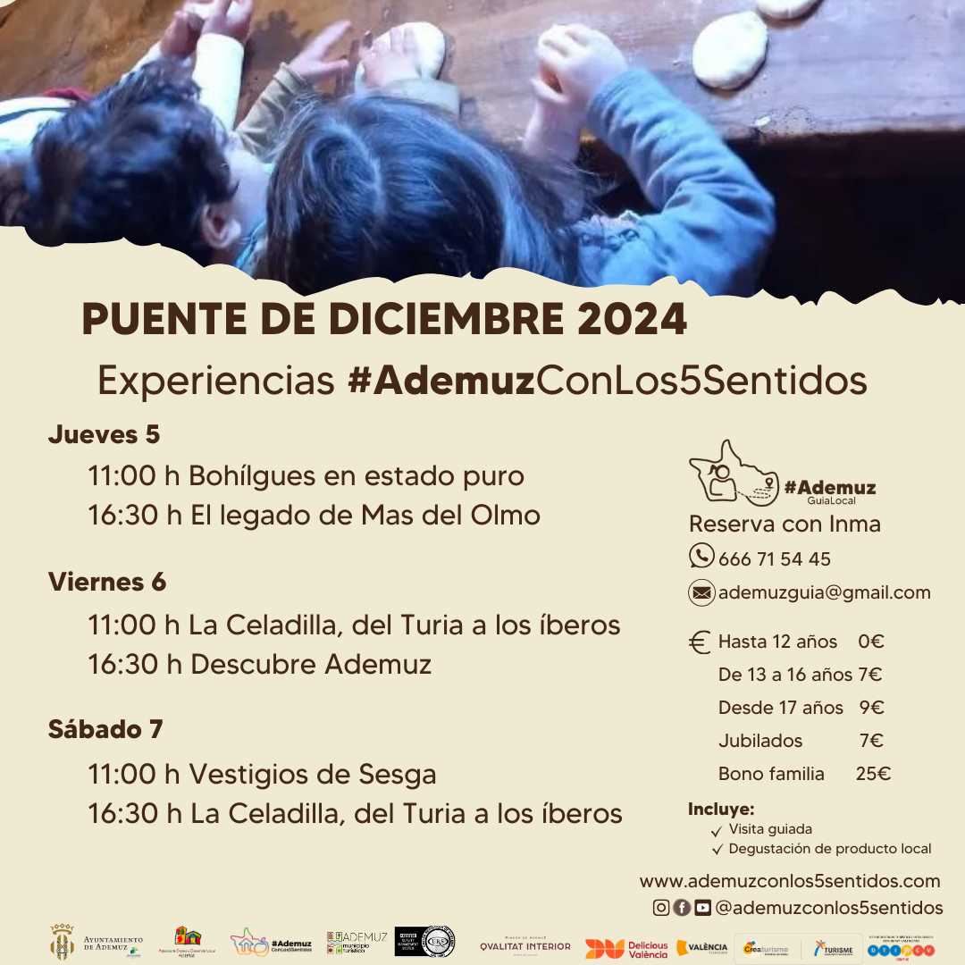 Experiencias para el Puente de diciembre en Ademuz
