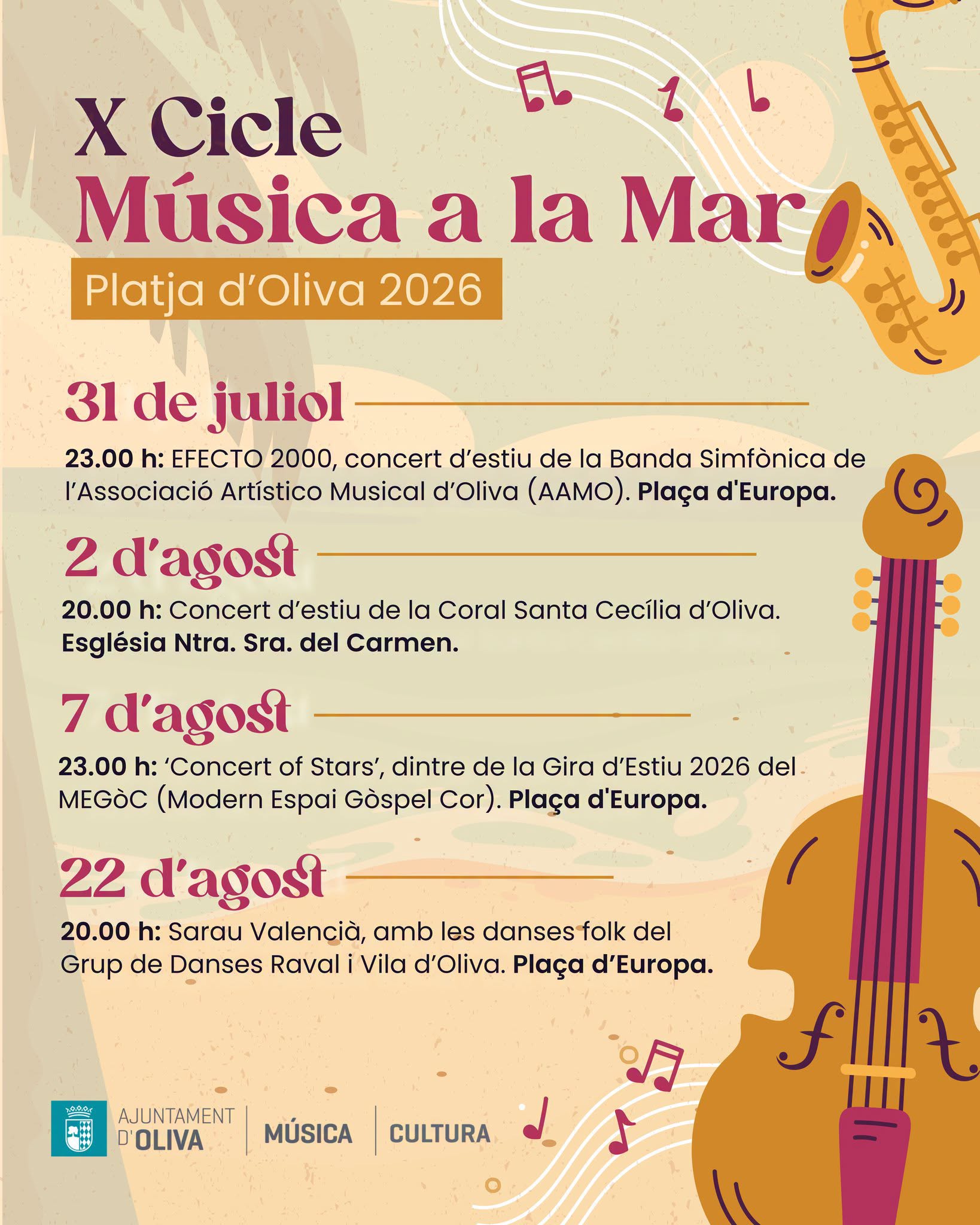 X Ciclo de Música a la Mar