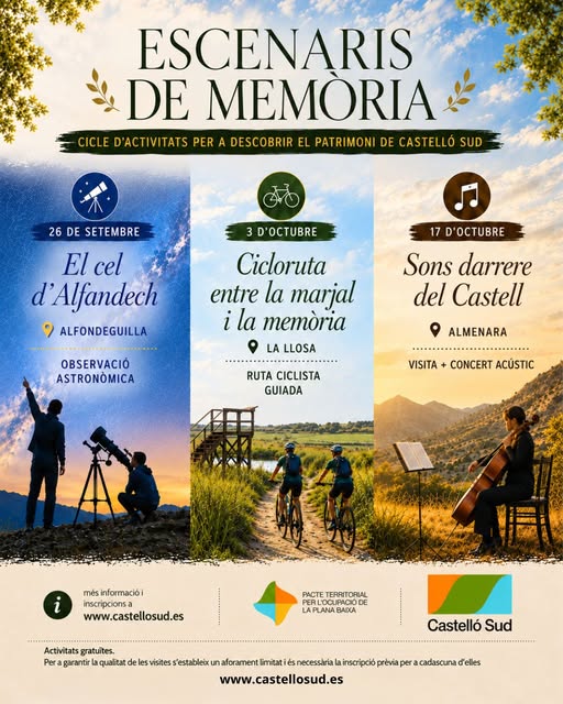 ESCENARIS DE MEMÒRIA: SONS DARRERE DEL CASTELL