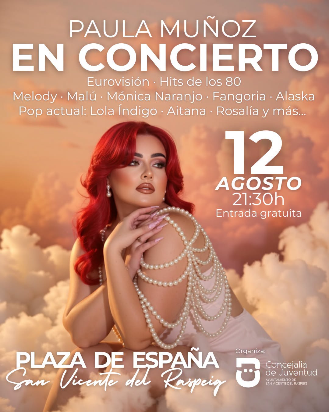 Paula Muñoz llega en concierto a San Vicente del Raspeig!