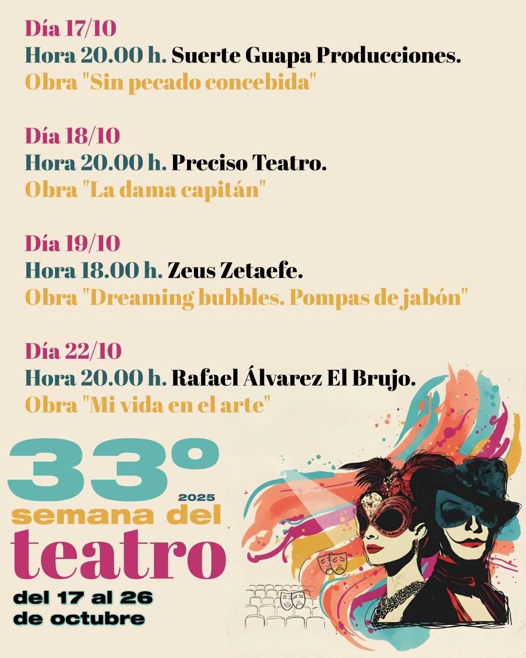 33rd Theatre Week of San Vicente