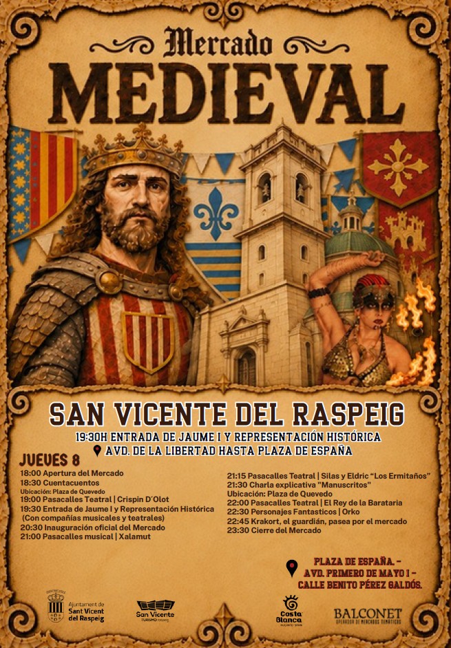 Mercado Medieval en San Vicente del Raspeig