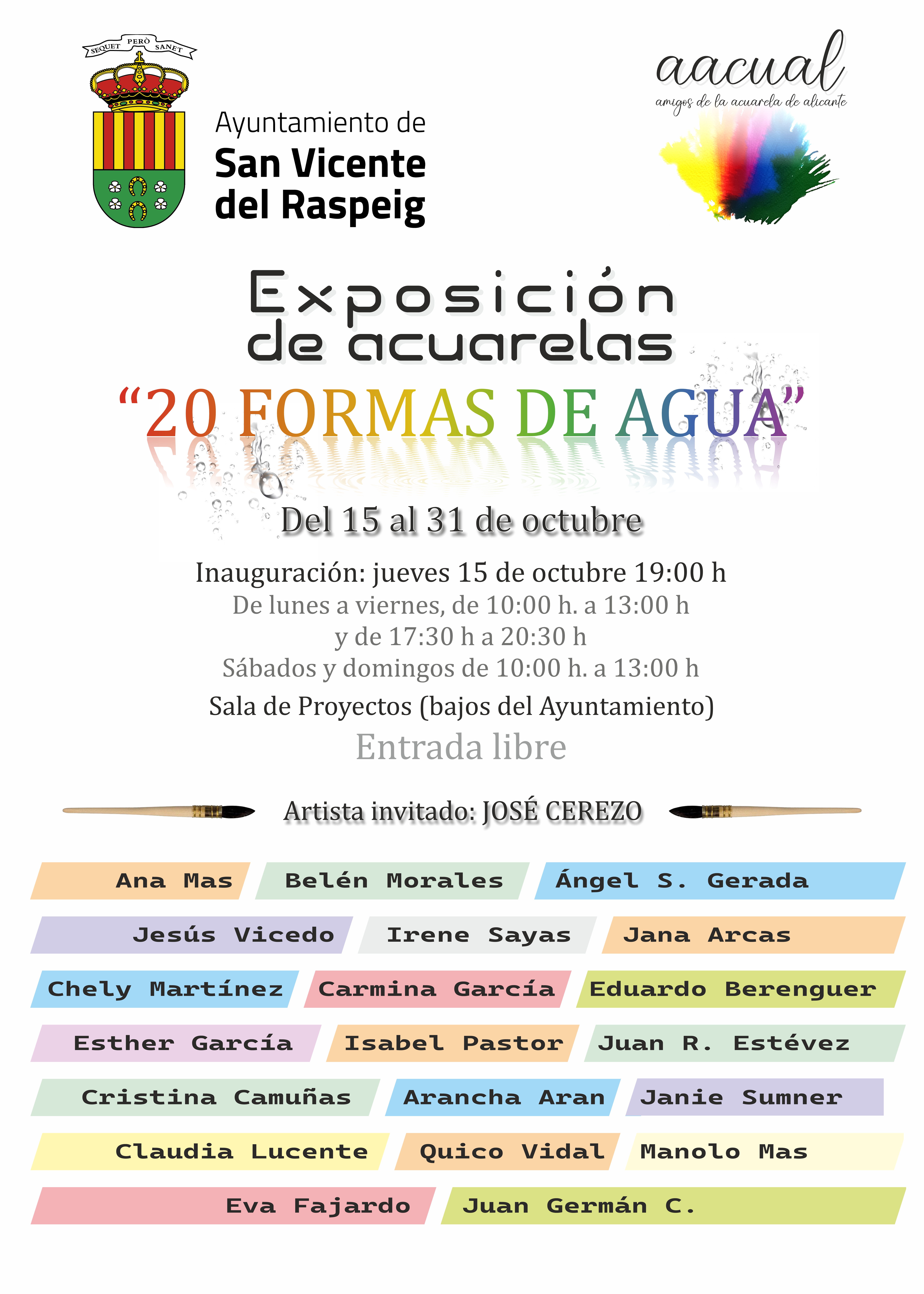 Exposición de acuarelas 