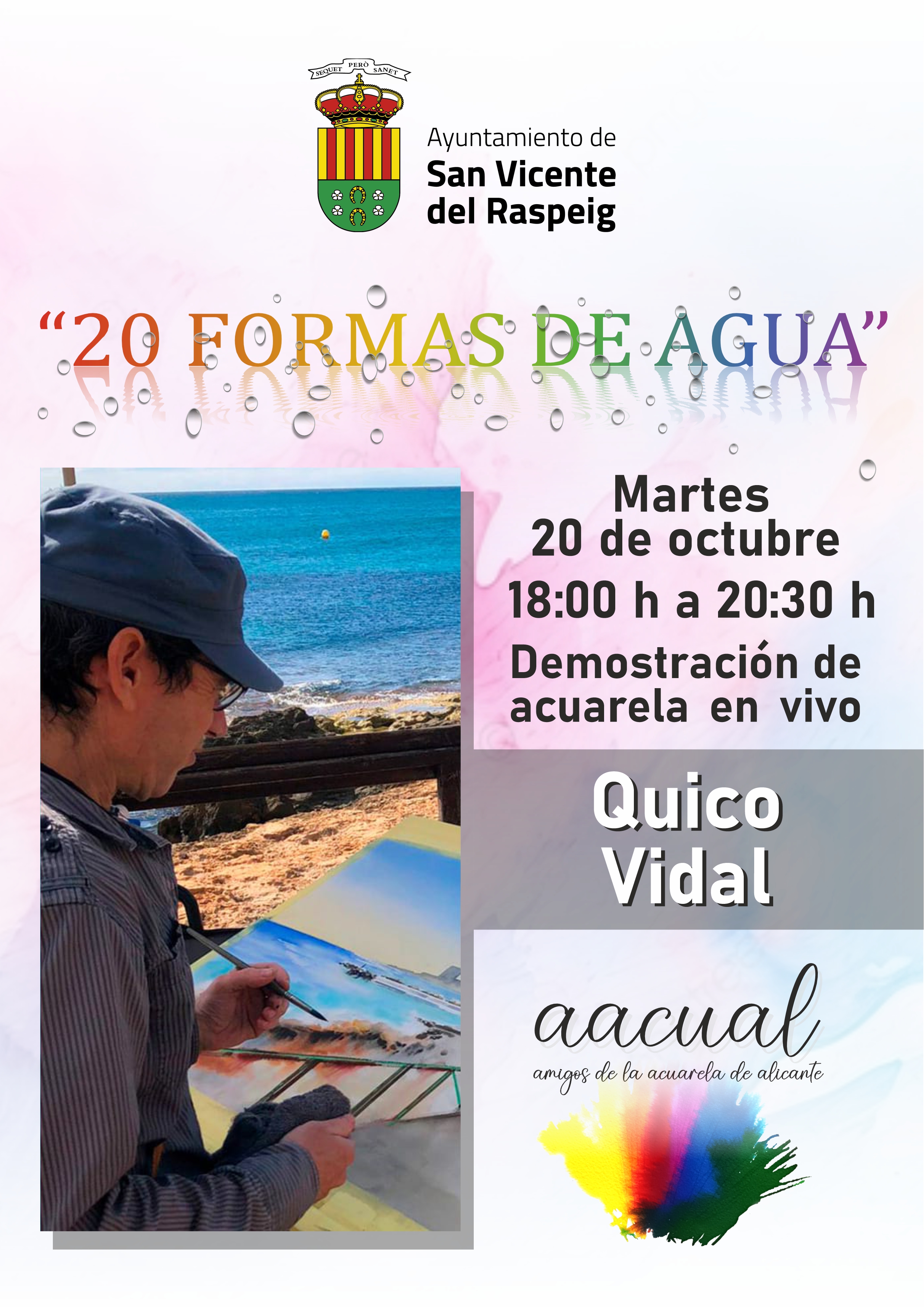 Exposició d’aquarel·les «20 formes d’aigua»