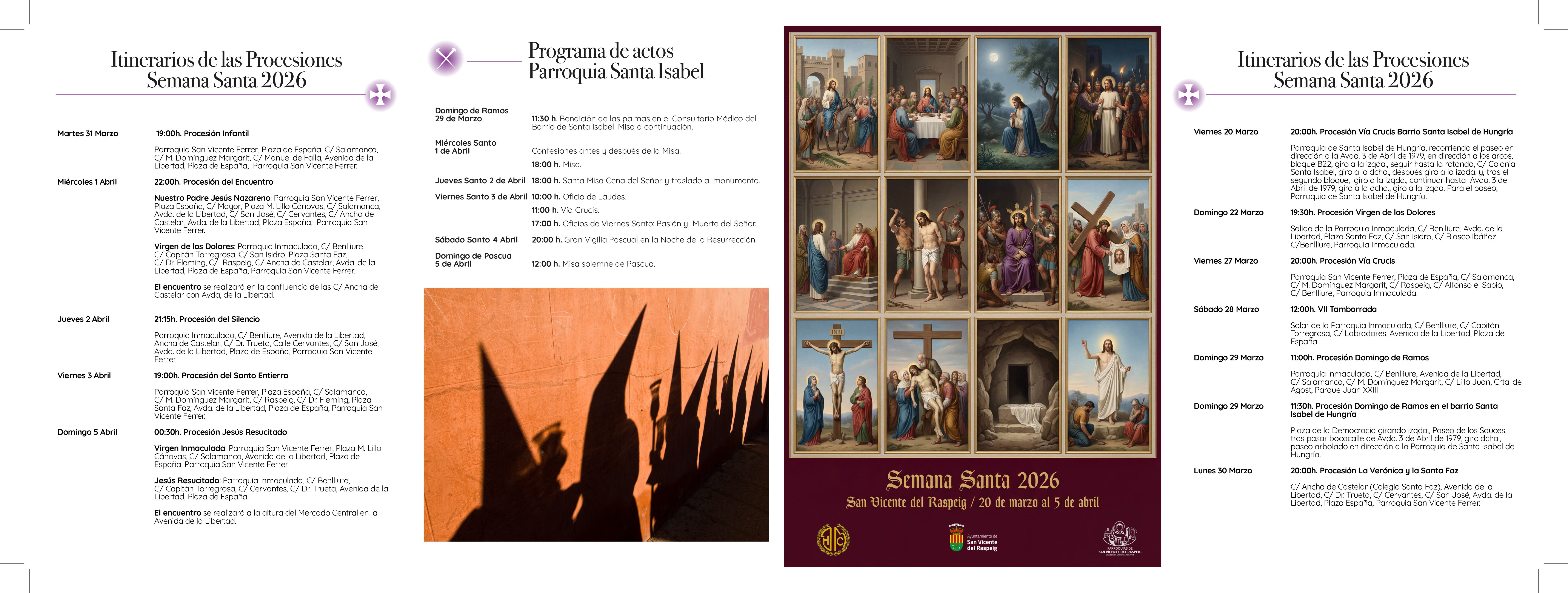Semana Santa en San Vicente del Raspeig 2026