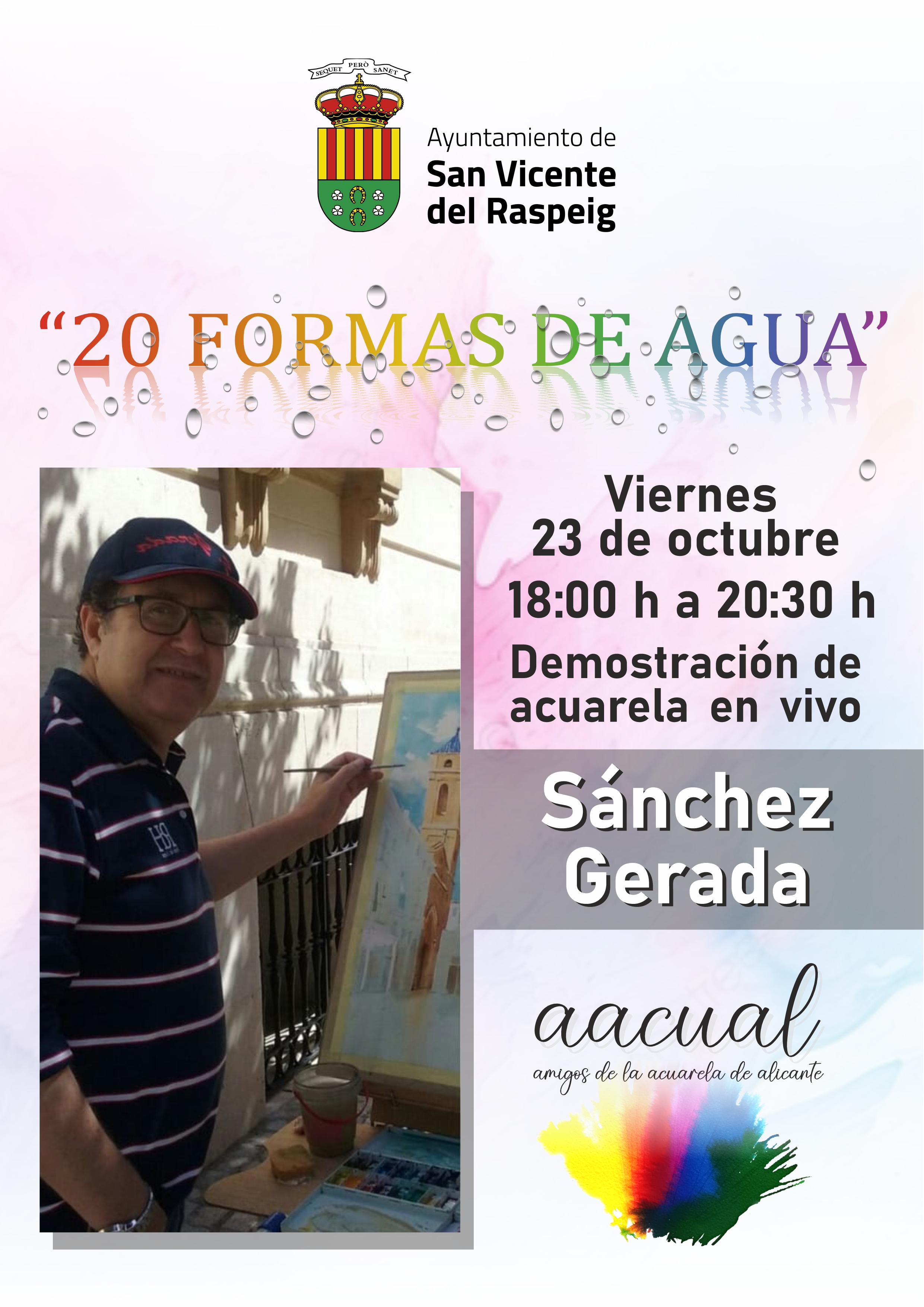 Exposició d’aquarel·les «20 formes d’aigua»