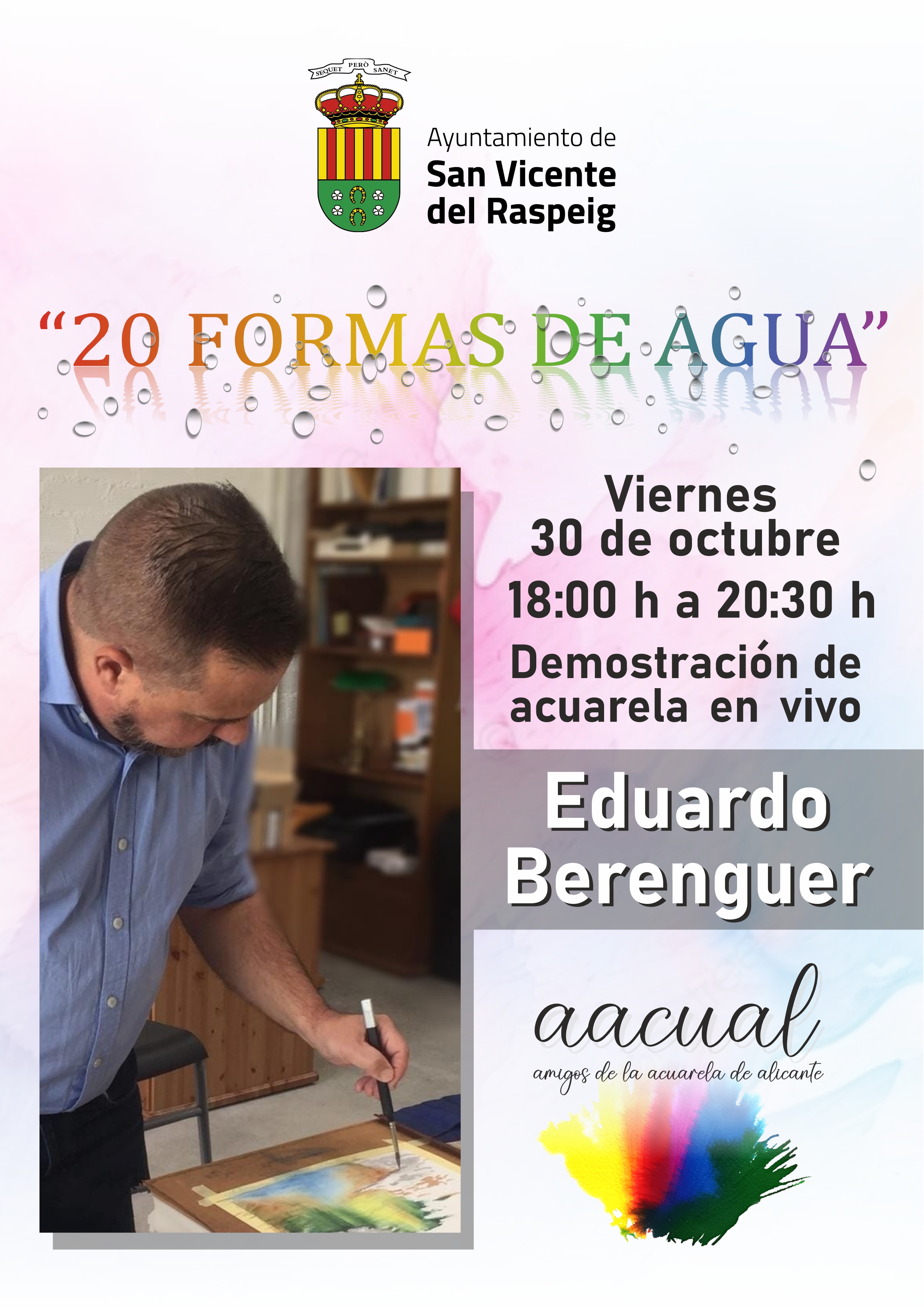Exposició d’aquarel·les «20 formes d’aigua»