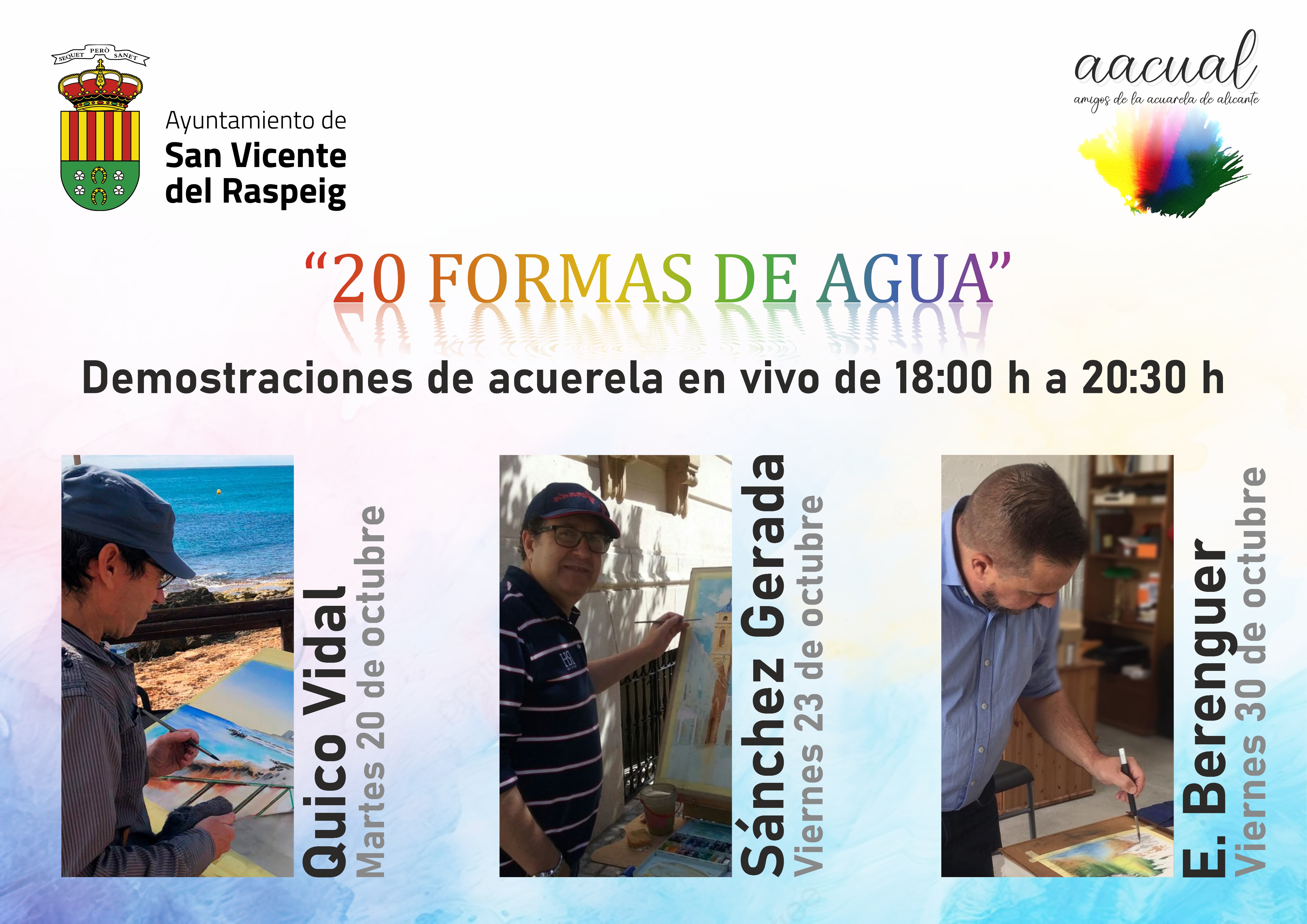 Exposició d’aquarel·les «20 formes d’aigua»