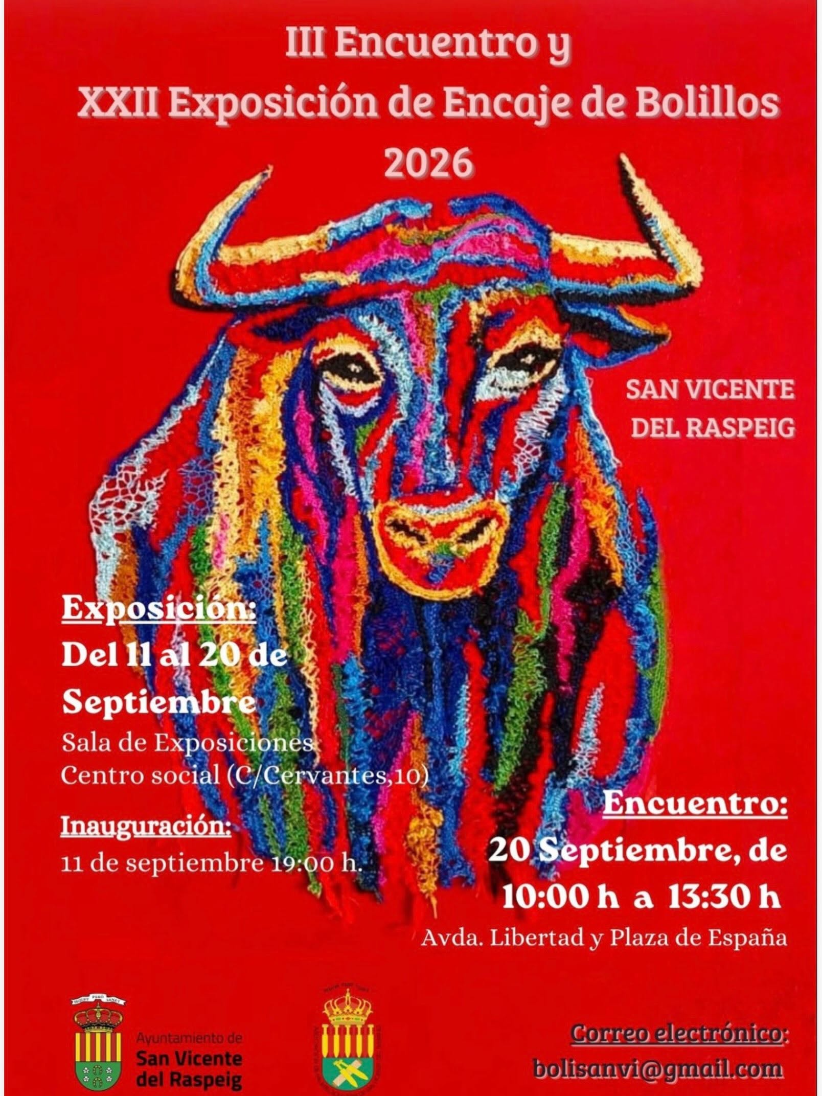 III Encuentro y XXII Exposición de Encaje de Bolillos en San Vicente del Raspeig