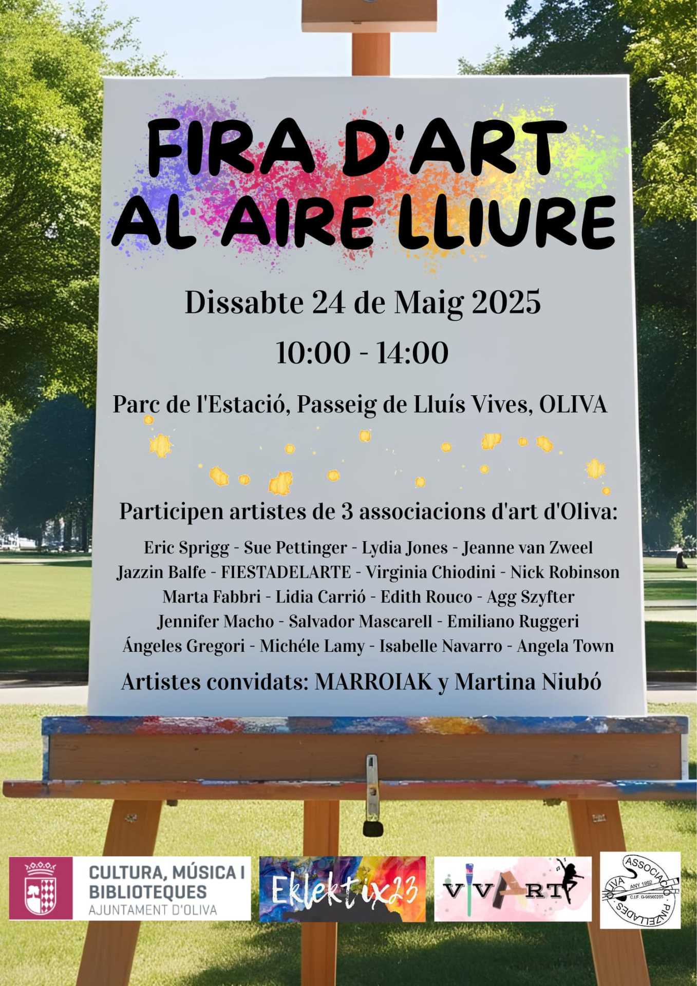 Feria de Arte al Aire Libre en Oliva