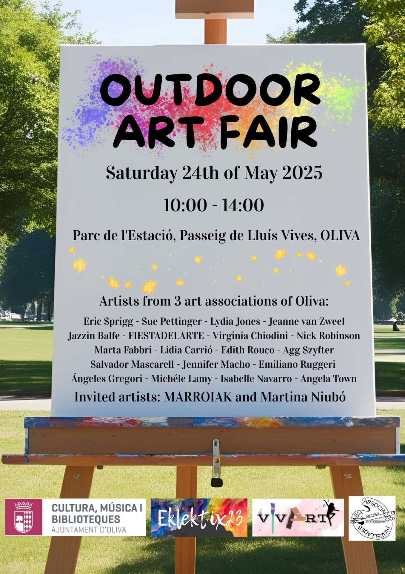 Feria de Arte al Aire Libre en Oliva