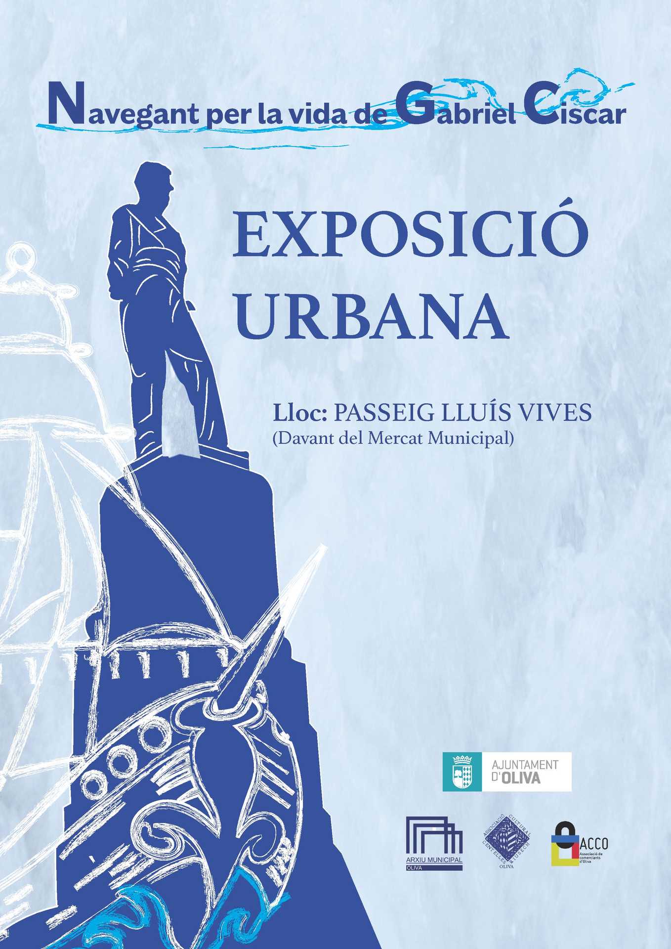 Exposición urbana- Navegant per la vida de Gabriel Ciscar