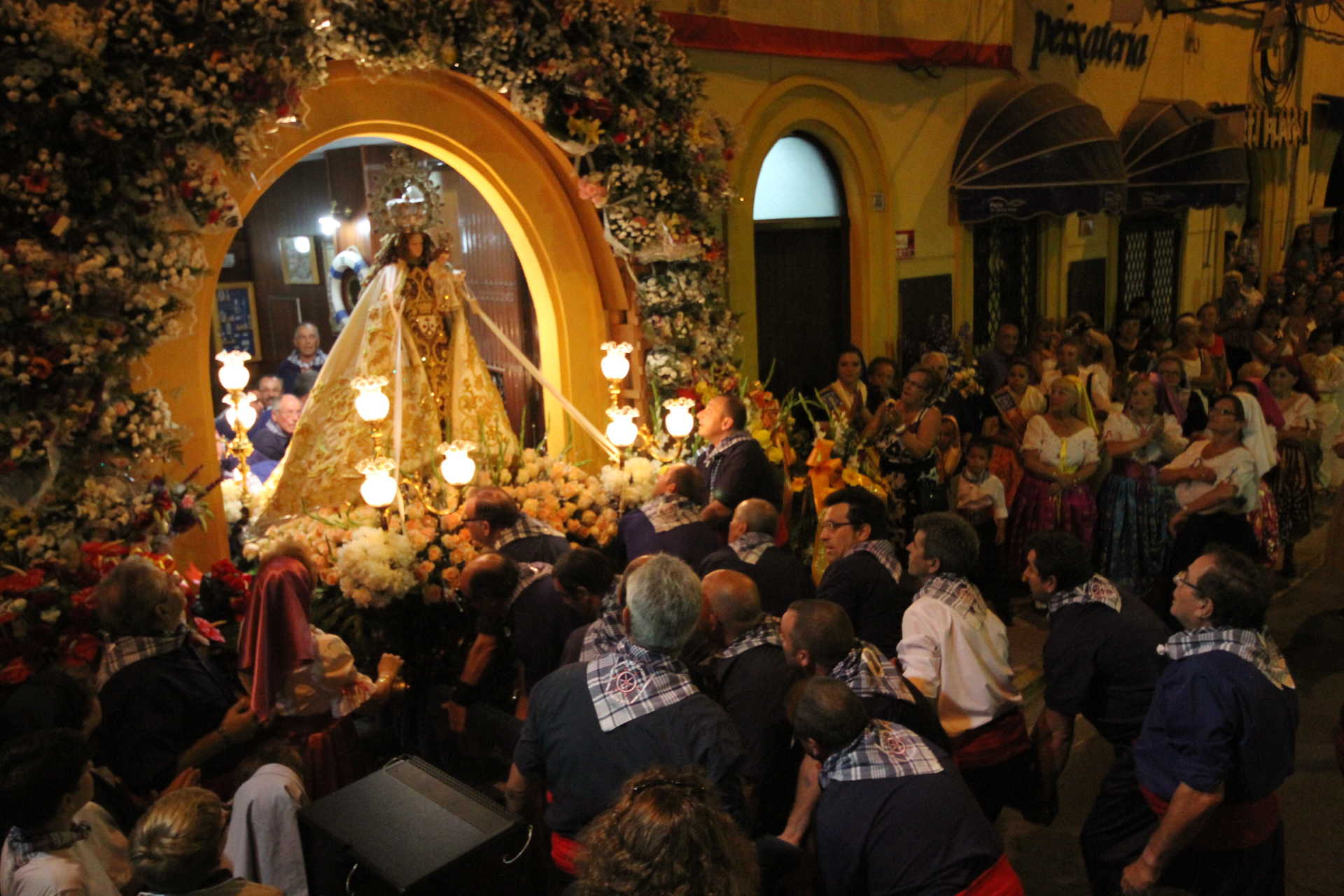 Feierlichkeit der Virgen del Carmen