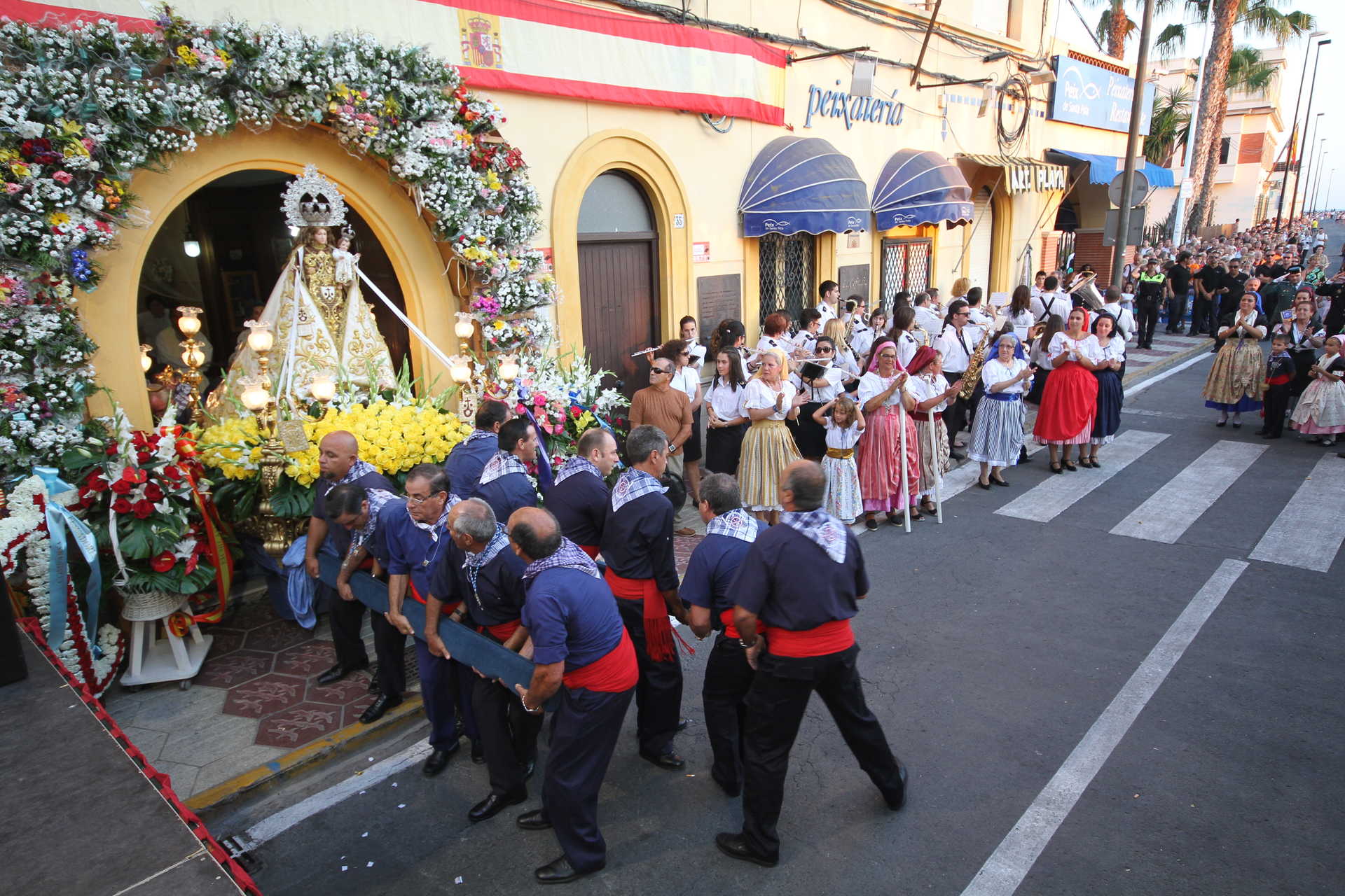 Festivities in honour of the Virgen del Carmen